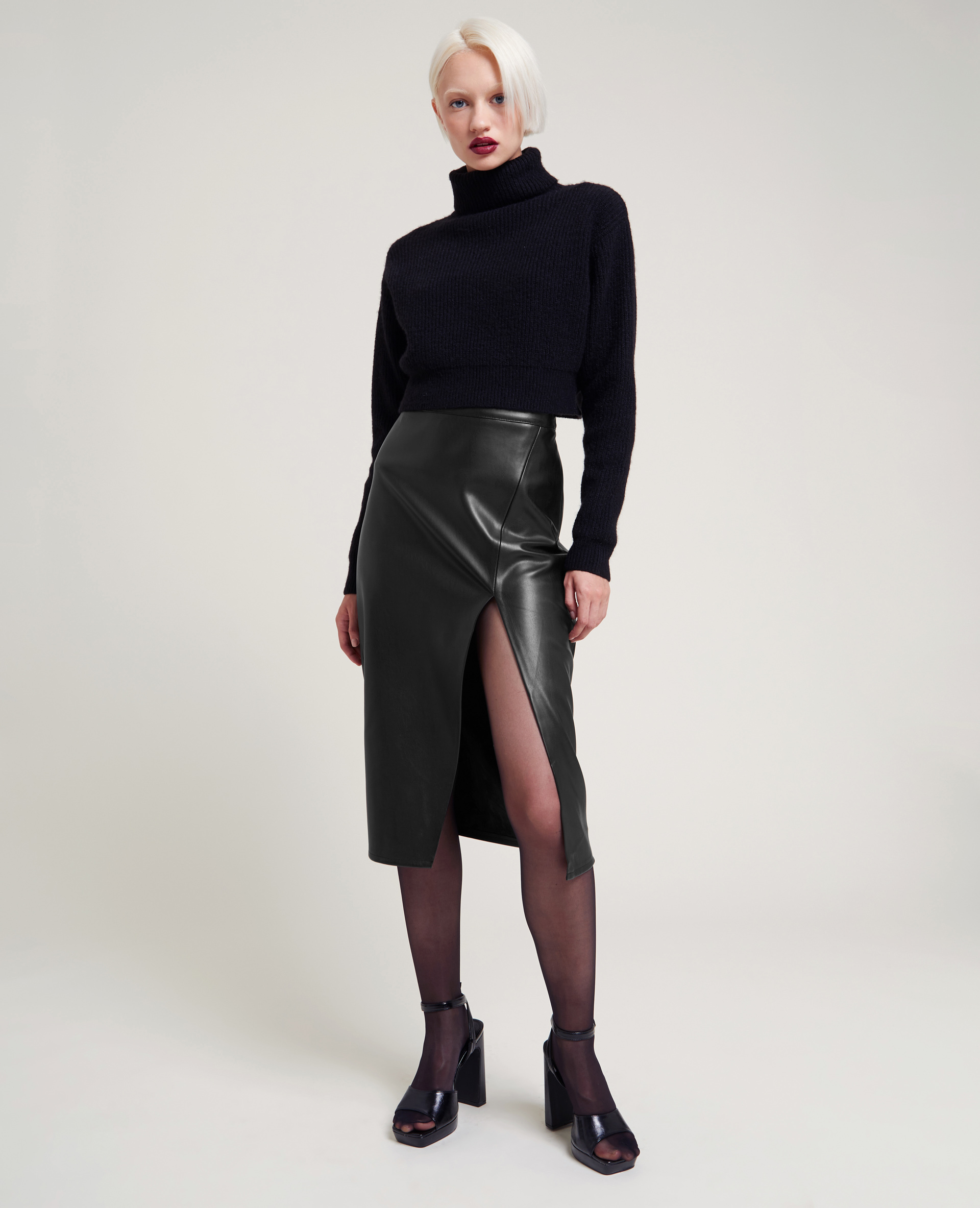 Jupe simili cuir online