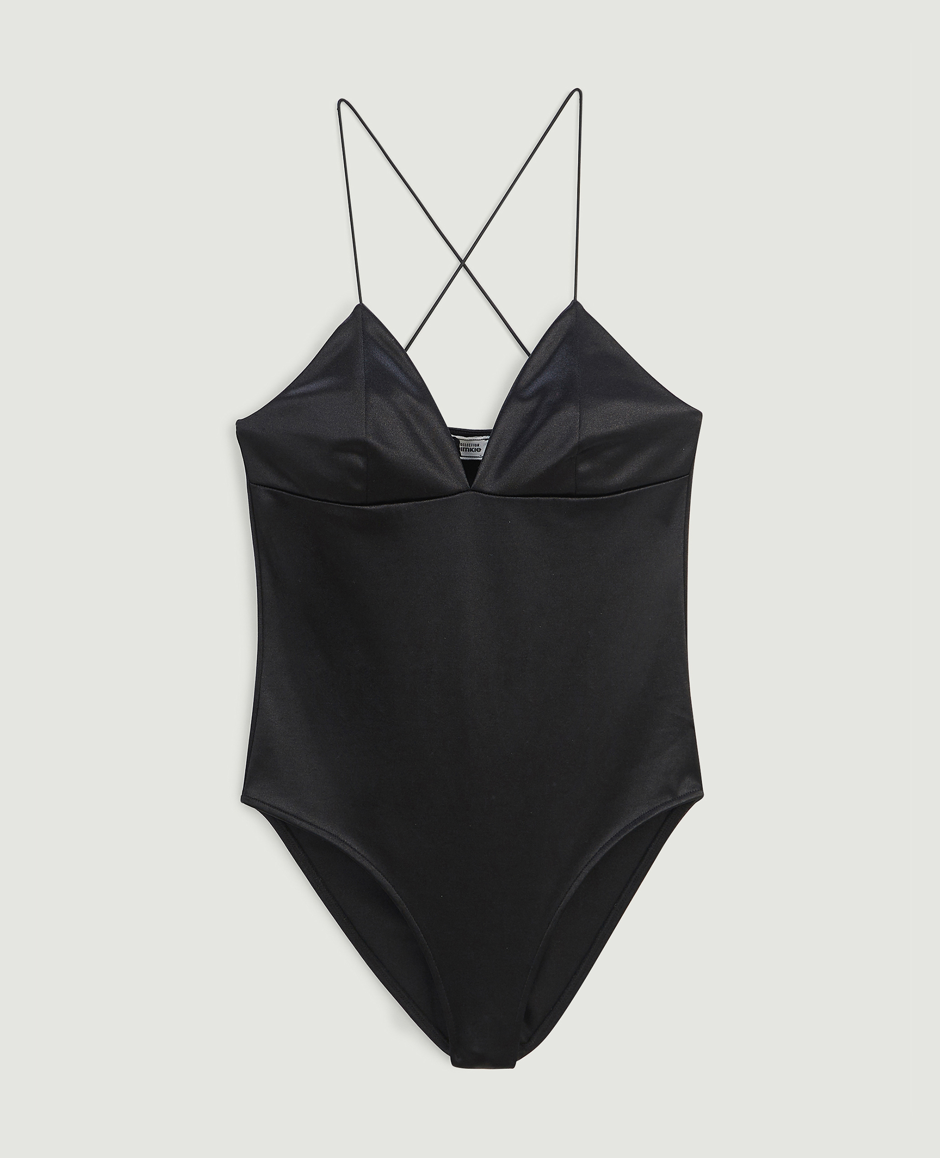 Body en maille satinée noir - Pimkie