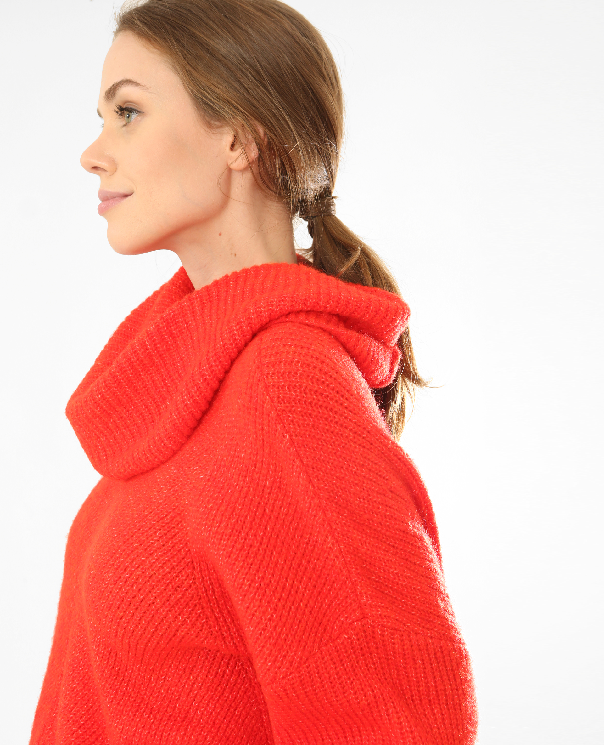 Pull oversize rouge - Pimkie