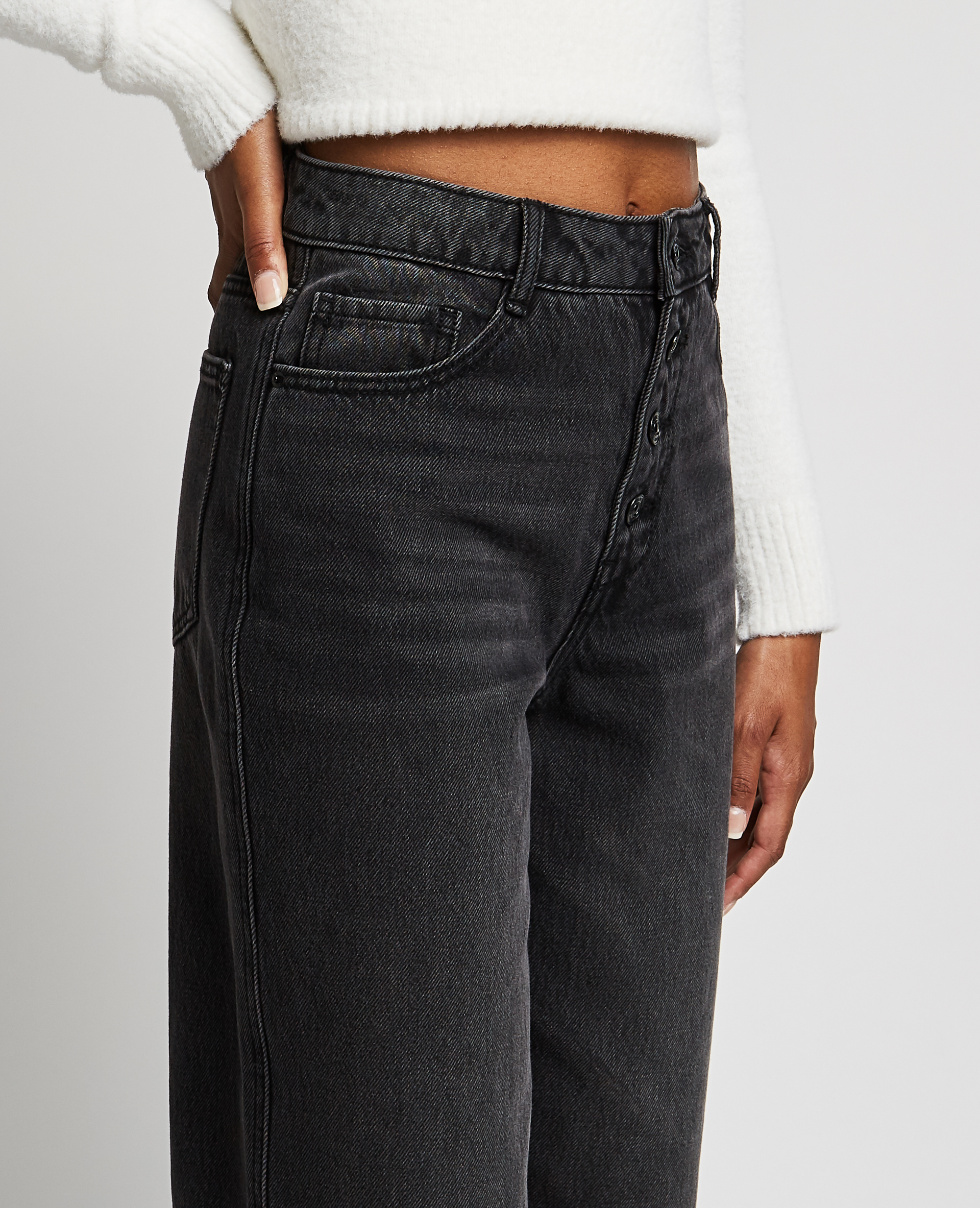 Jean culotte noir - Pimkie