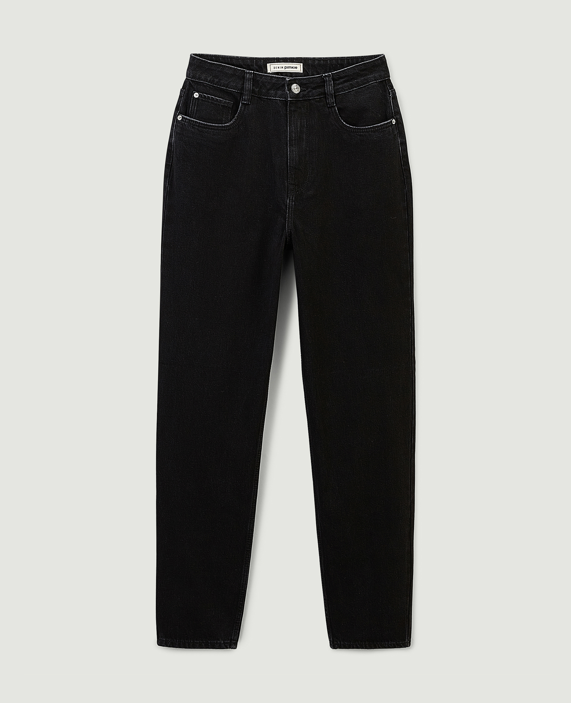 Jean mom taille haute noir - Pimkie