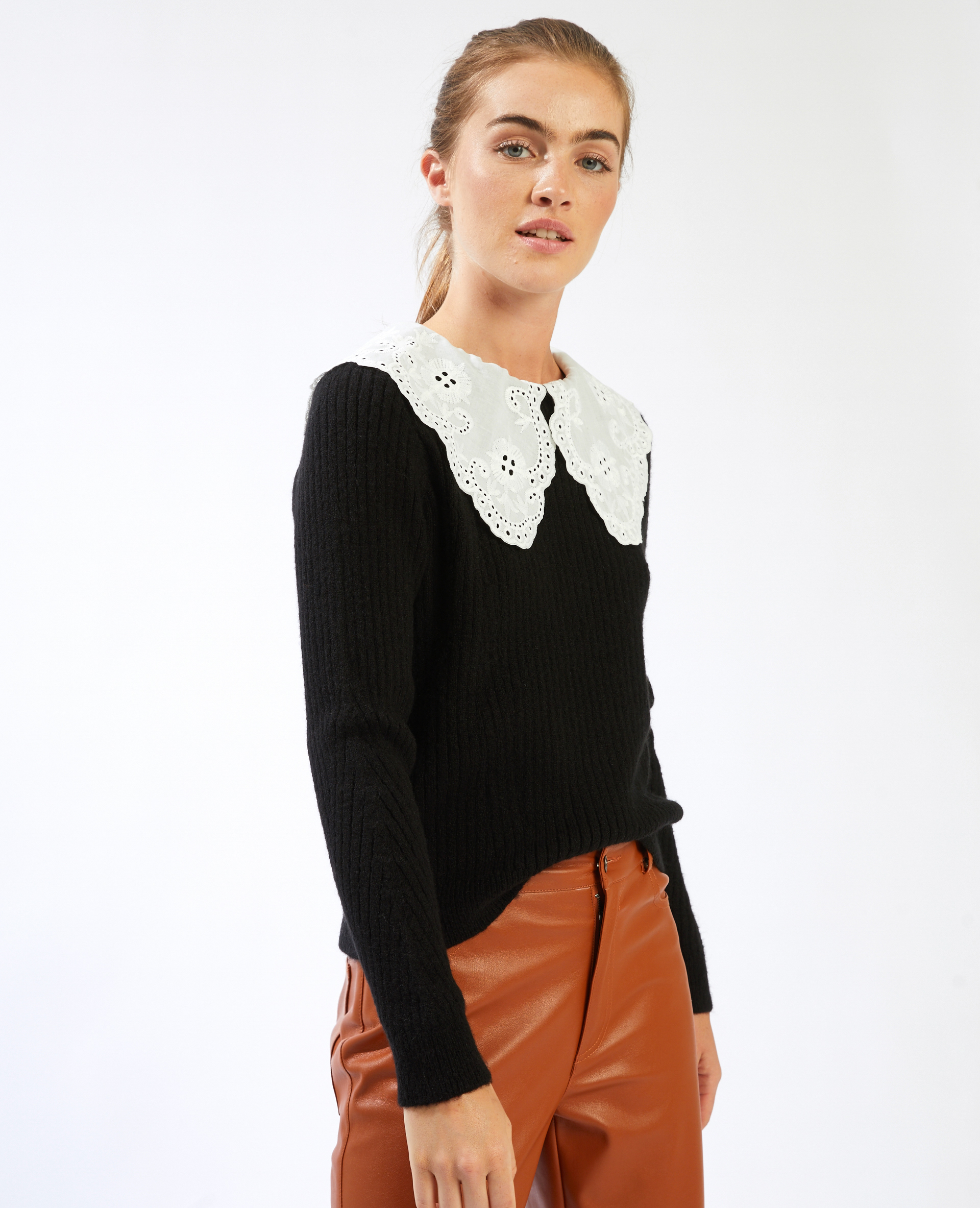 Pull avec col claudine store