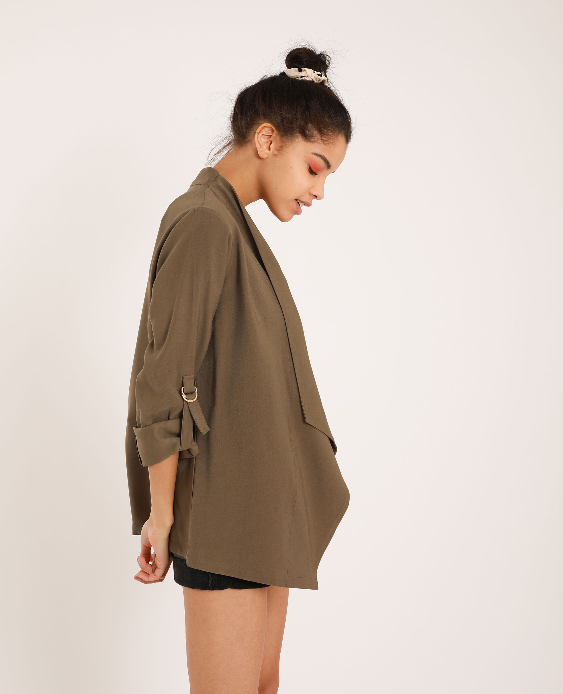 Veste online fluide kaki
