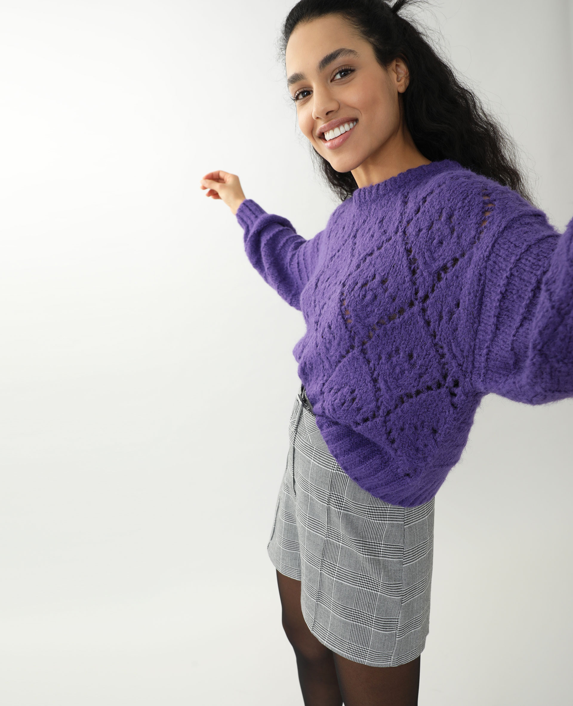 Pull ajoure