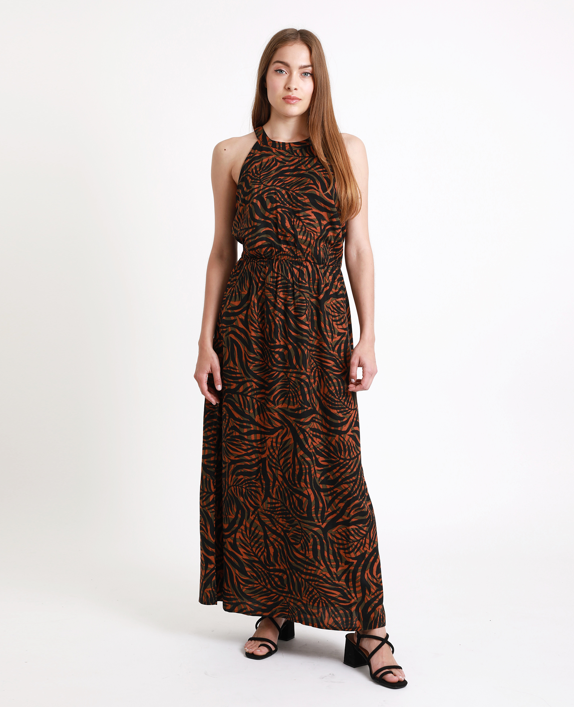 Robe longue encolure américaine online