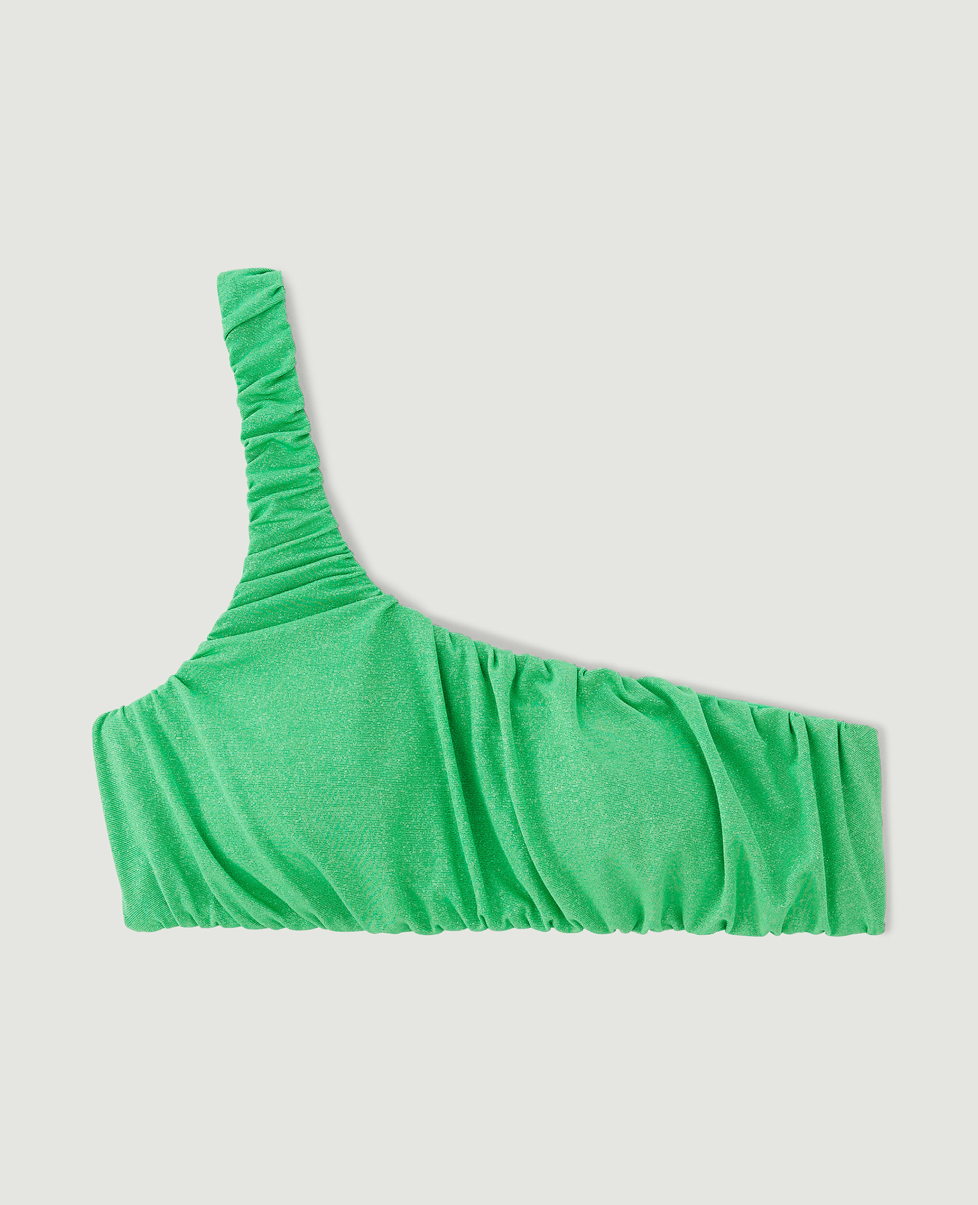 Haut de maillot bandeau asymétrique vert - Pimkie