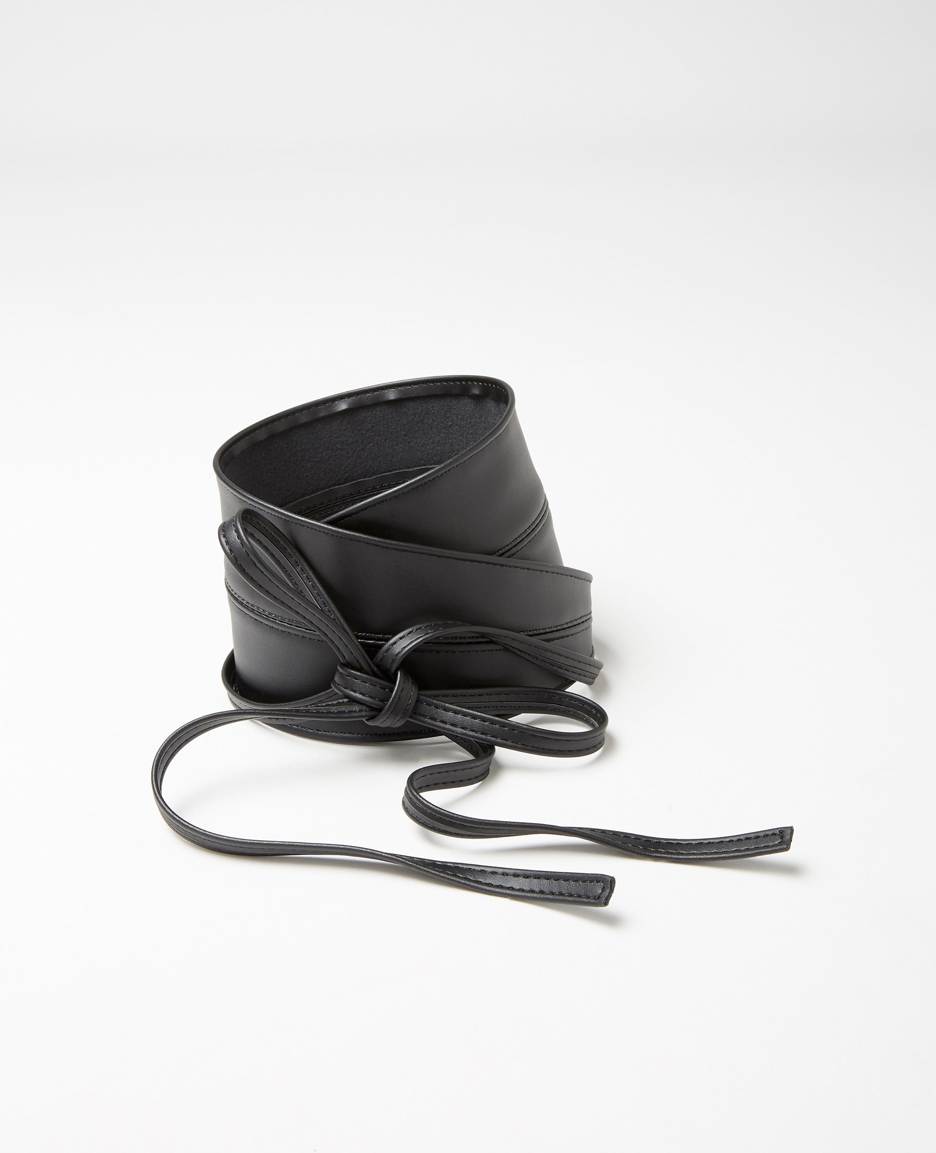 Ceinture à discount nouer cuir
