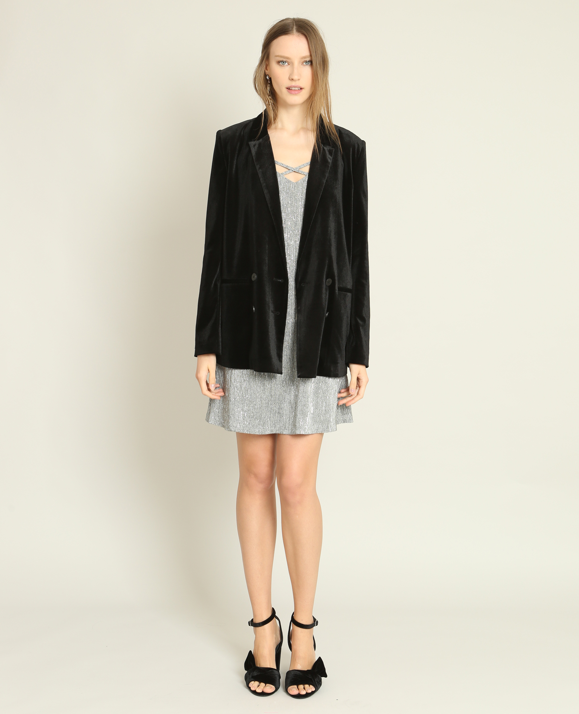 Robe texturée gris - Pimkie