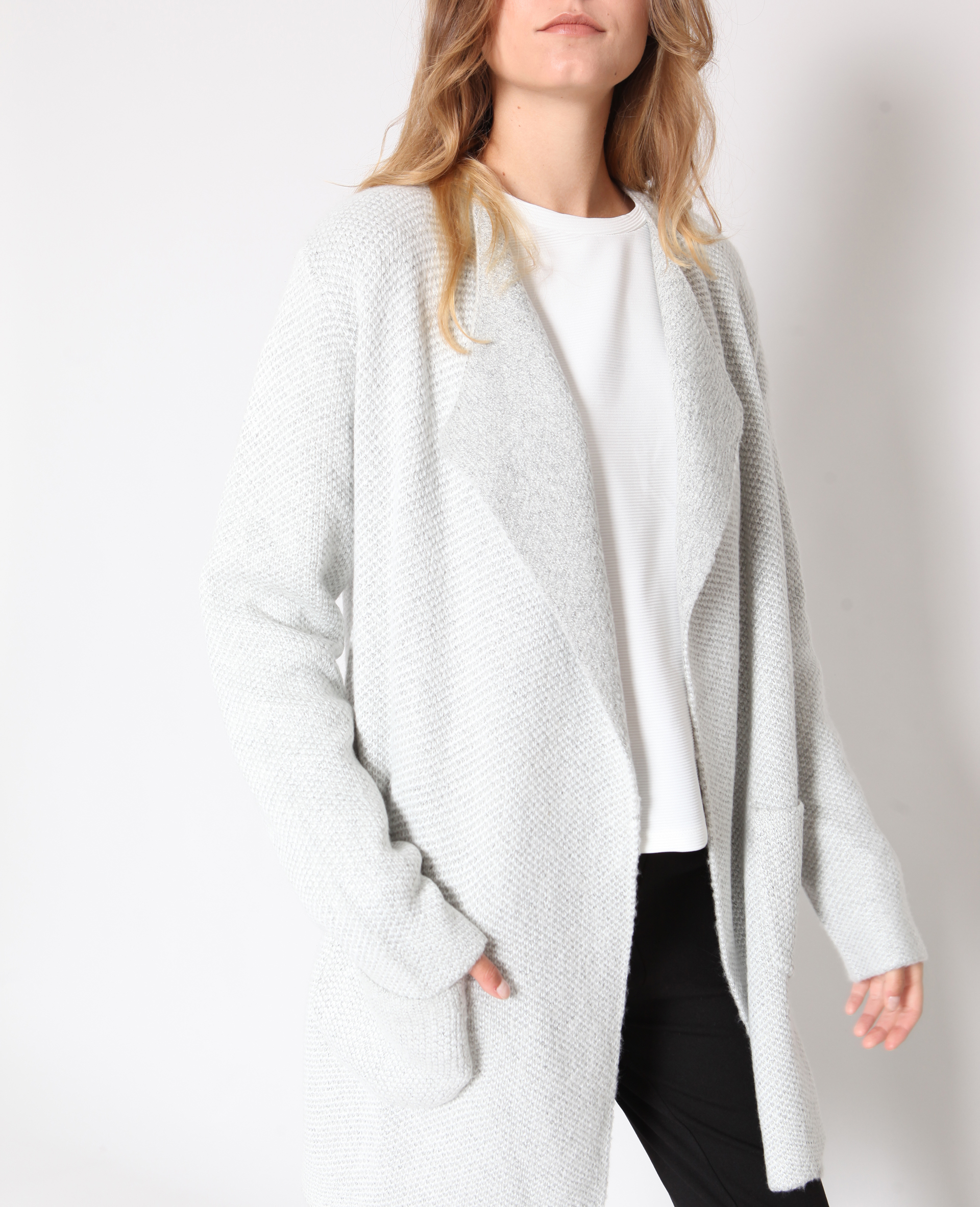 Gilet épais gris chiné - Pimkie