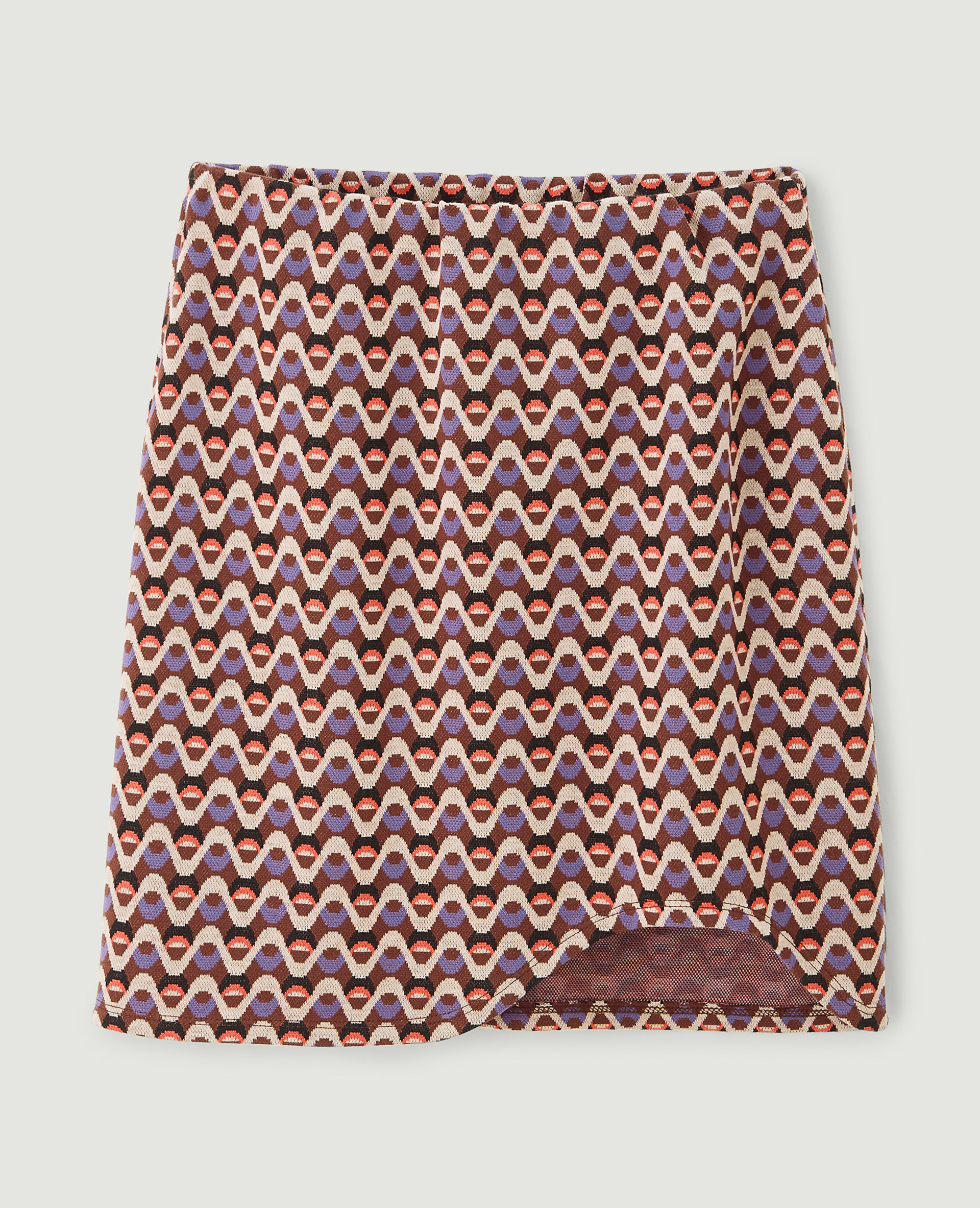 Jupe courte avec ouverture violet - Pimkie