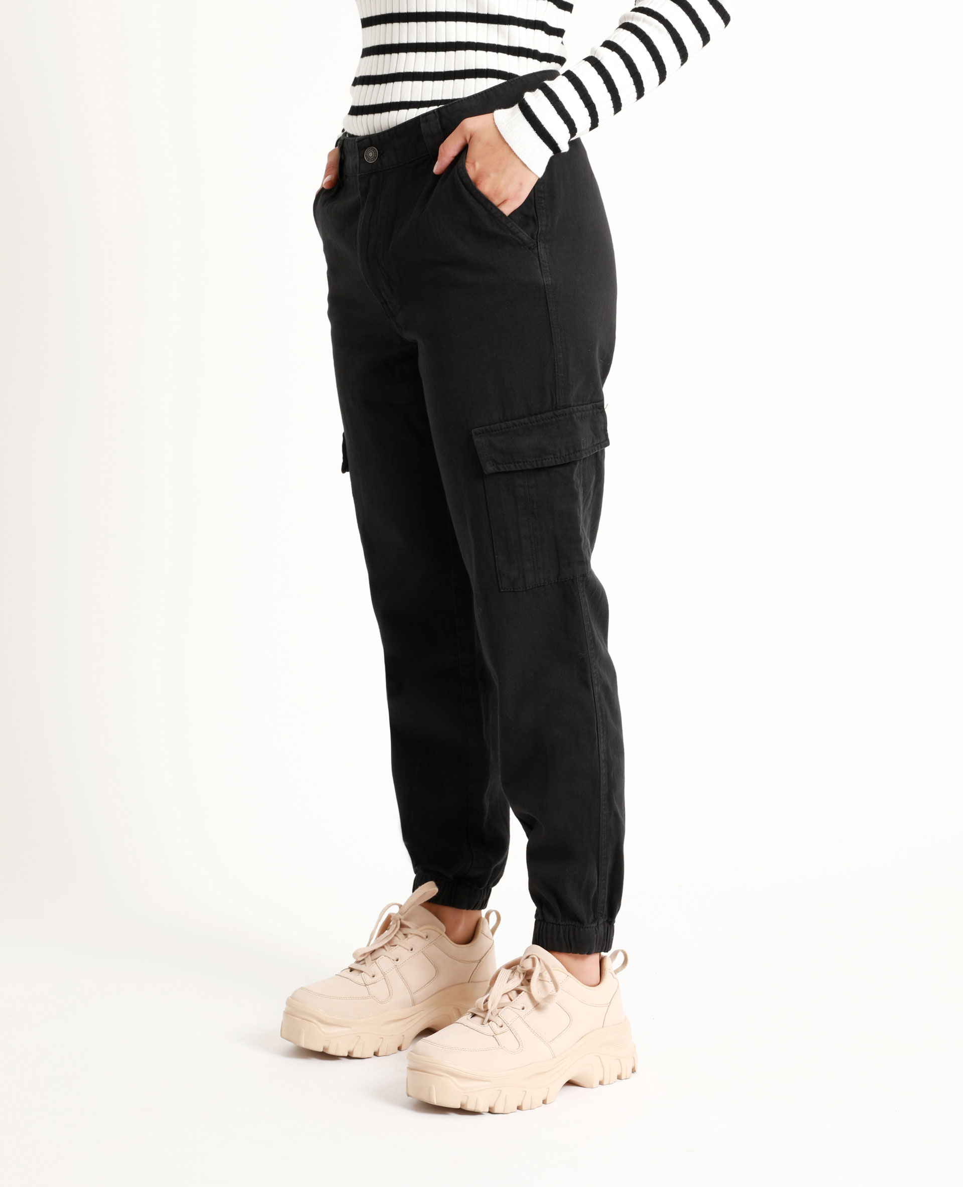 Pantalon cargo sale noir