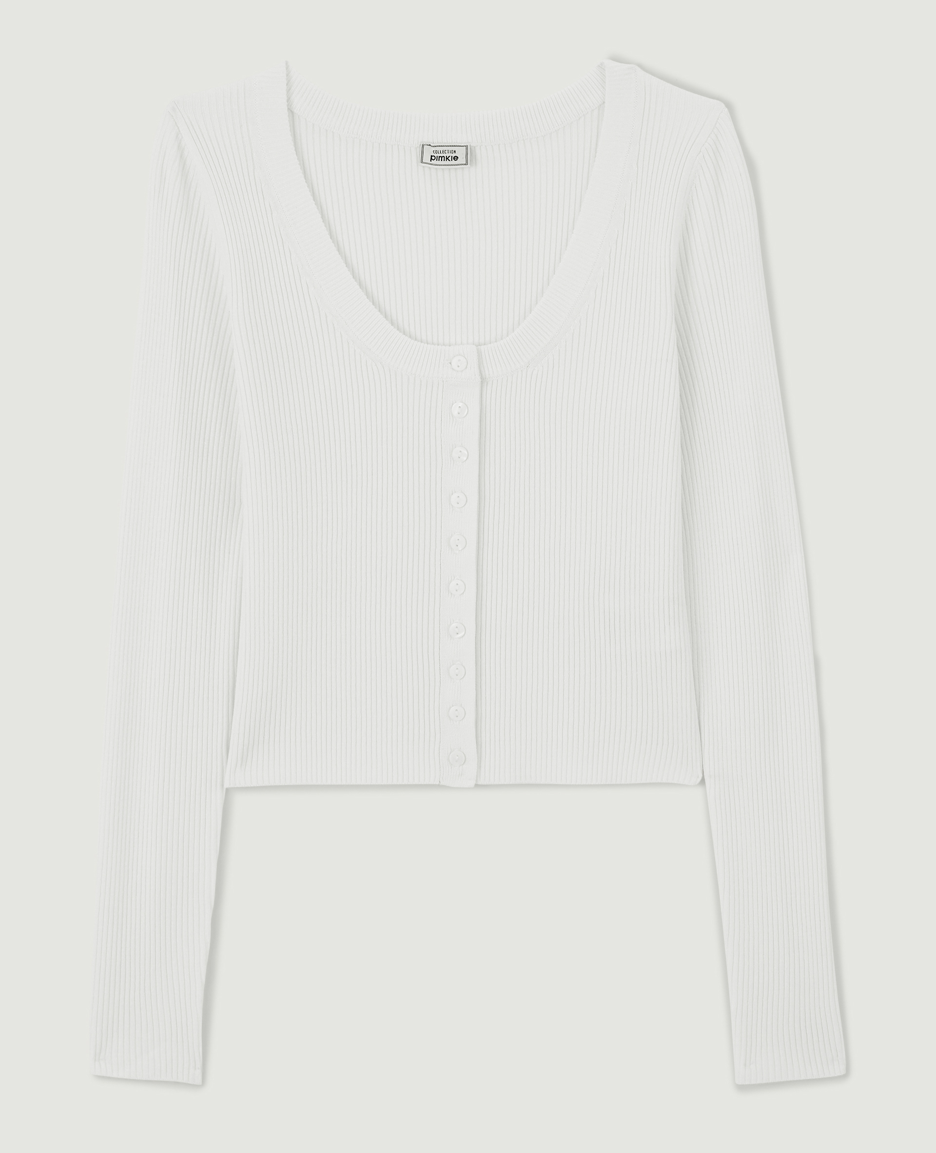 Gilet court blanc - Pimkie