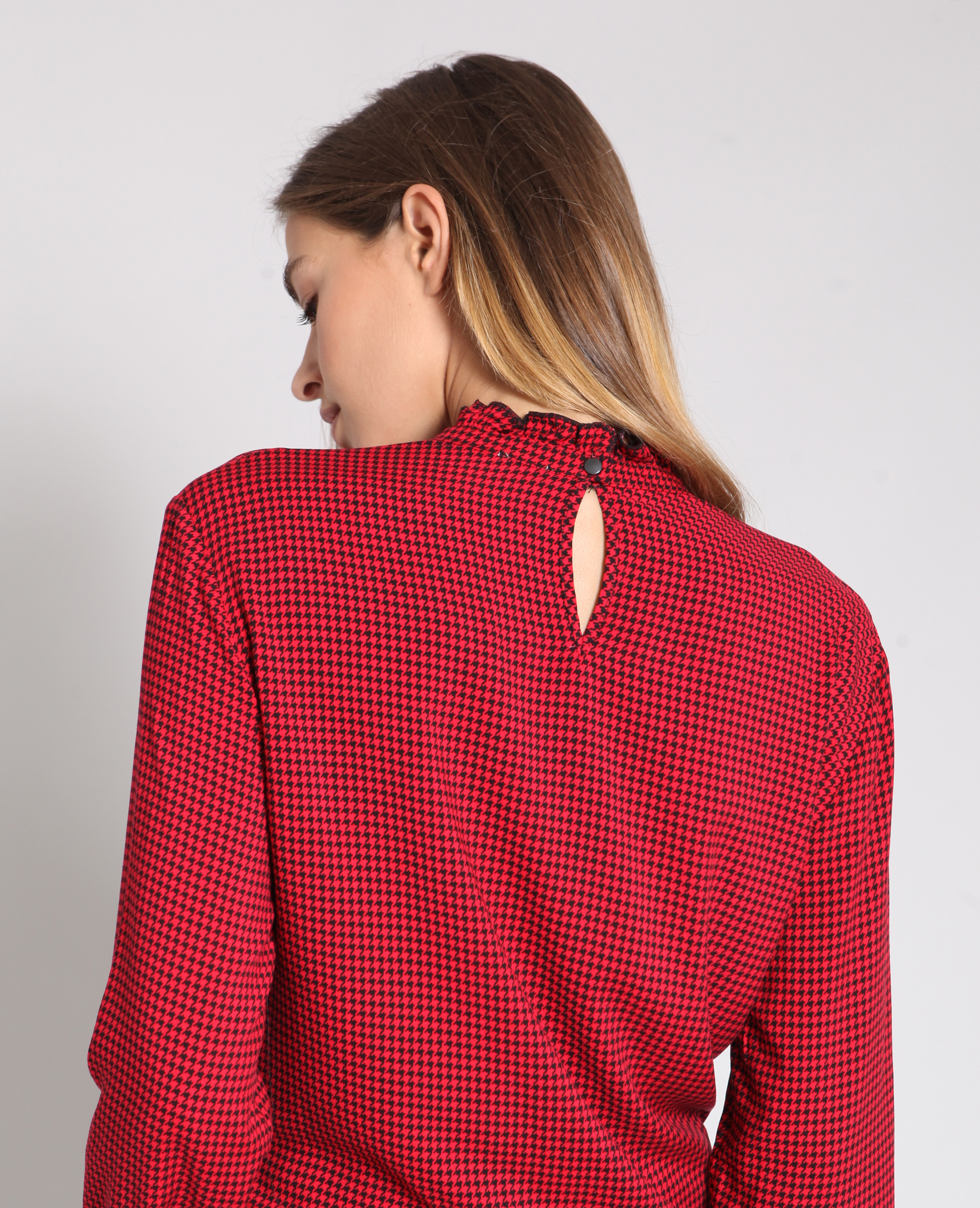 Blouse imprimée rouge - Pimkie