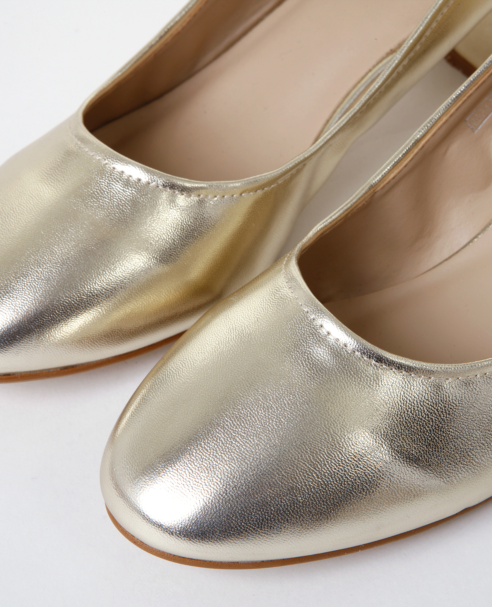 escarpin talon large