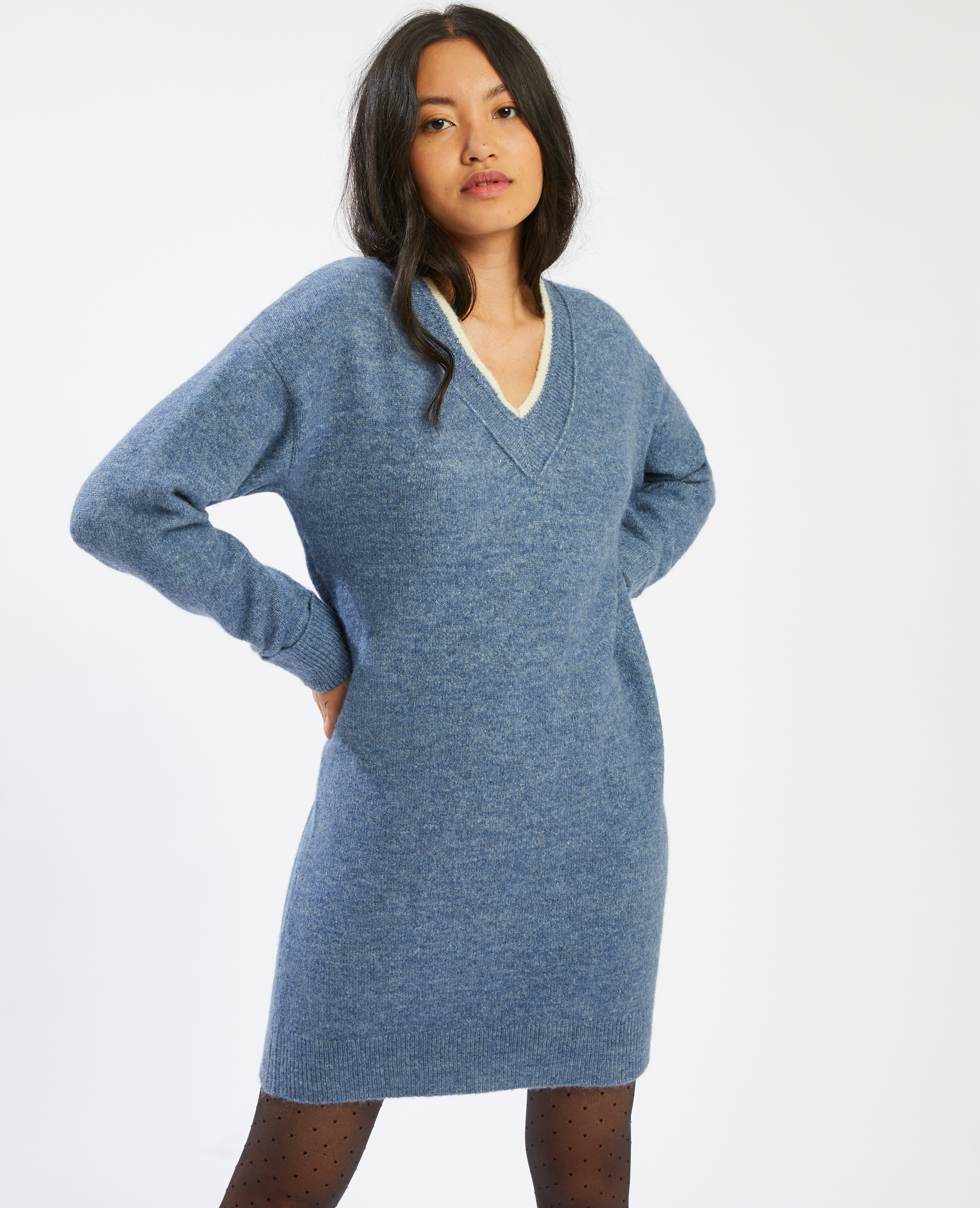 Robe pull a col V Pimkie