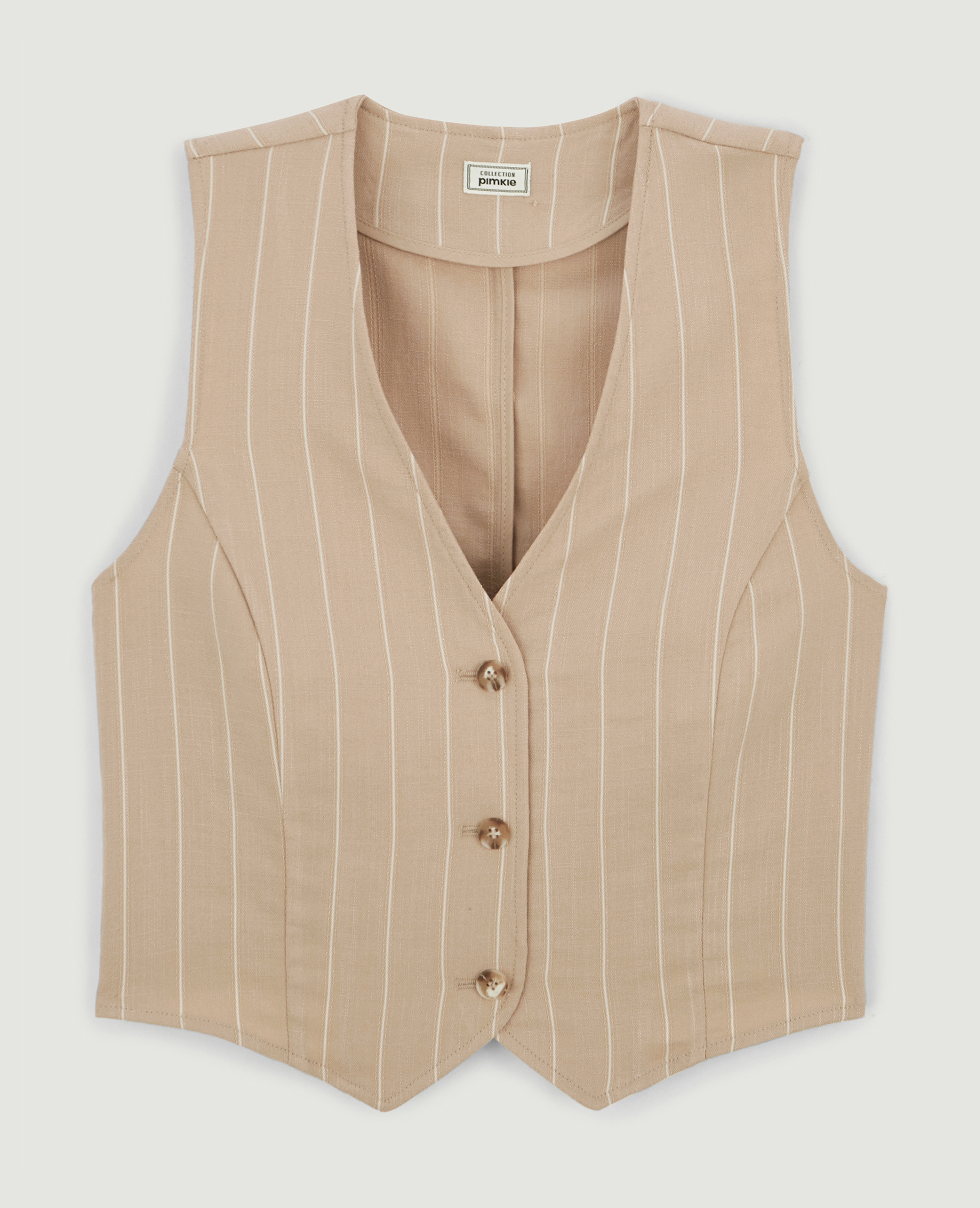 Gilet barman blanc - Pimkie