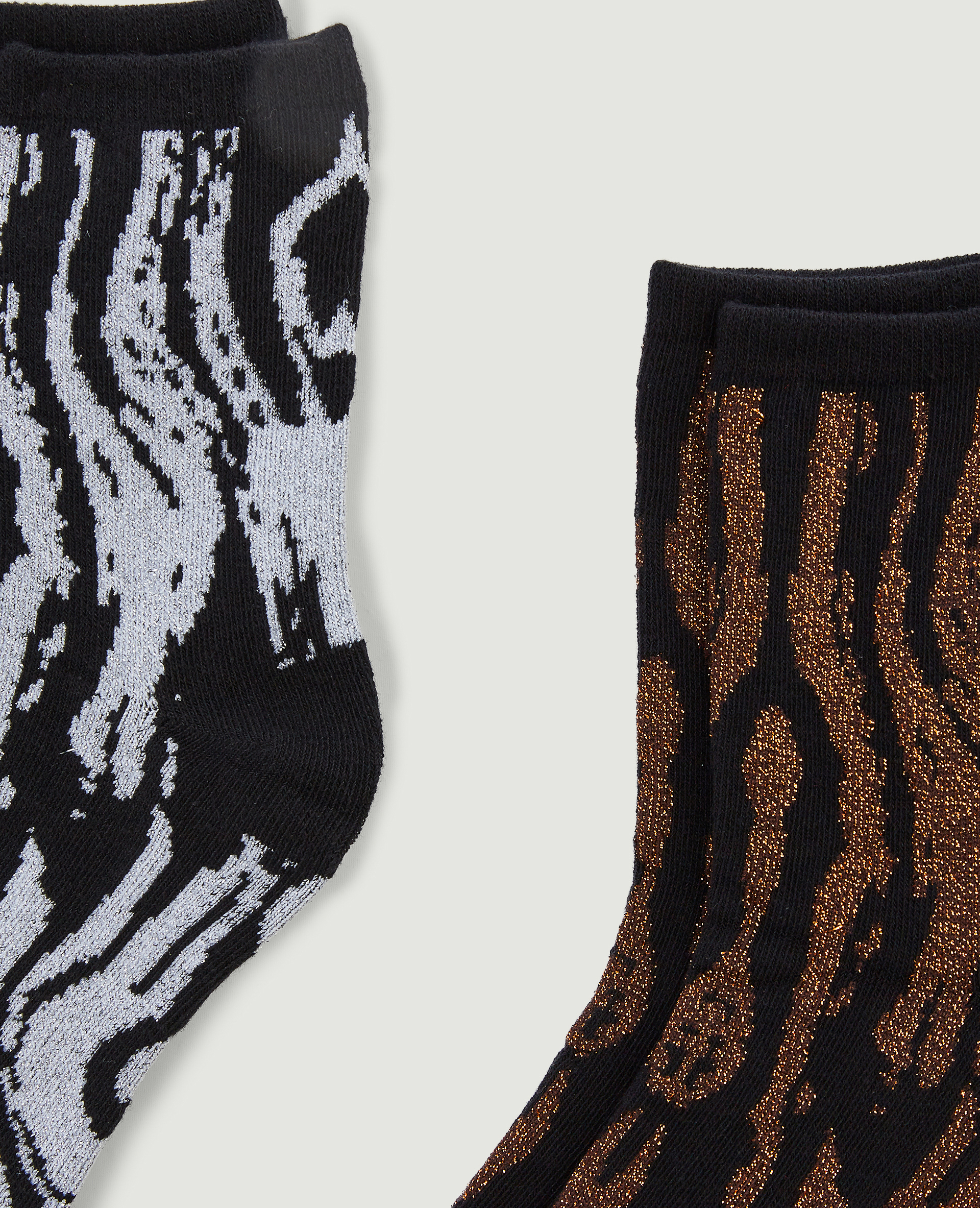 Lot de 2 paires de chaussettes beige - Pimkie