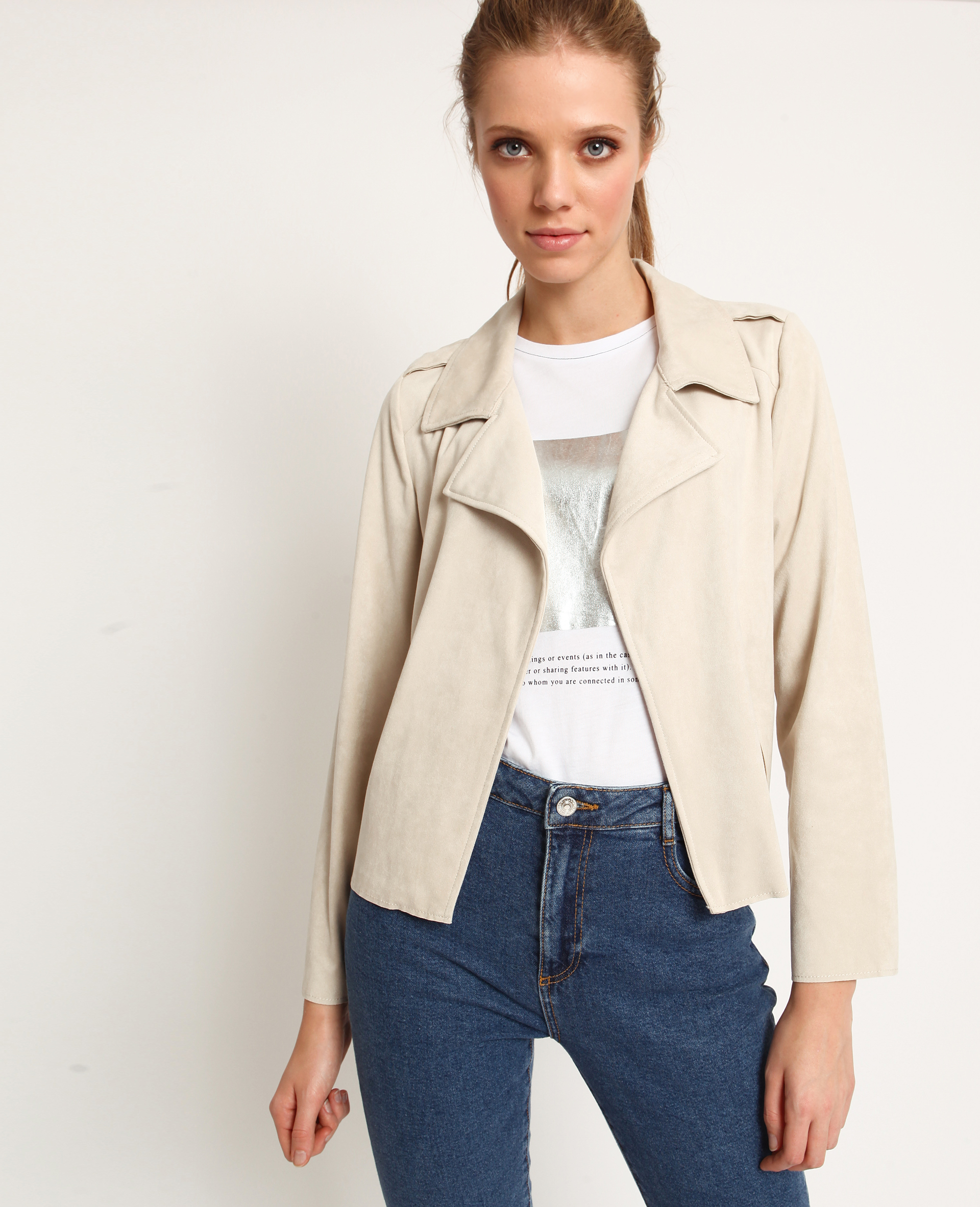 Veste suedine
