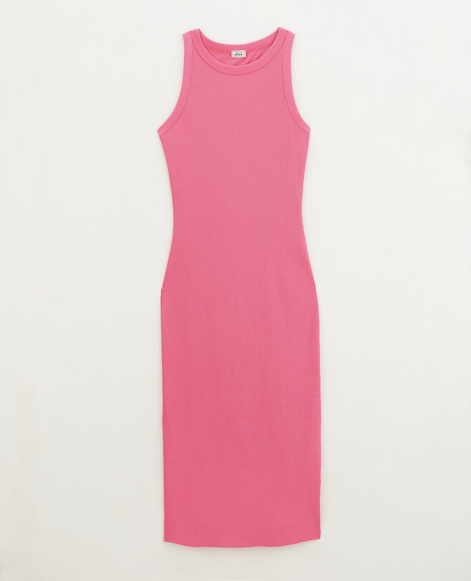 Robe débardeur maille côtelée rose - Pimkie