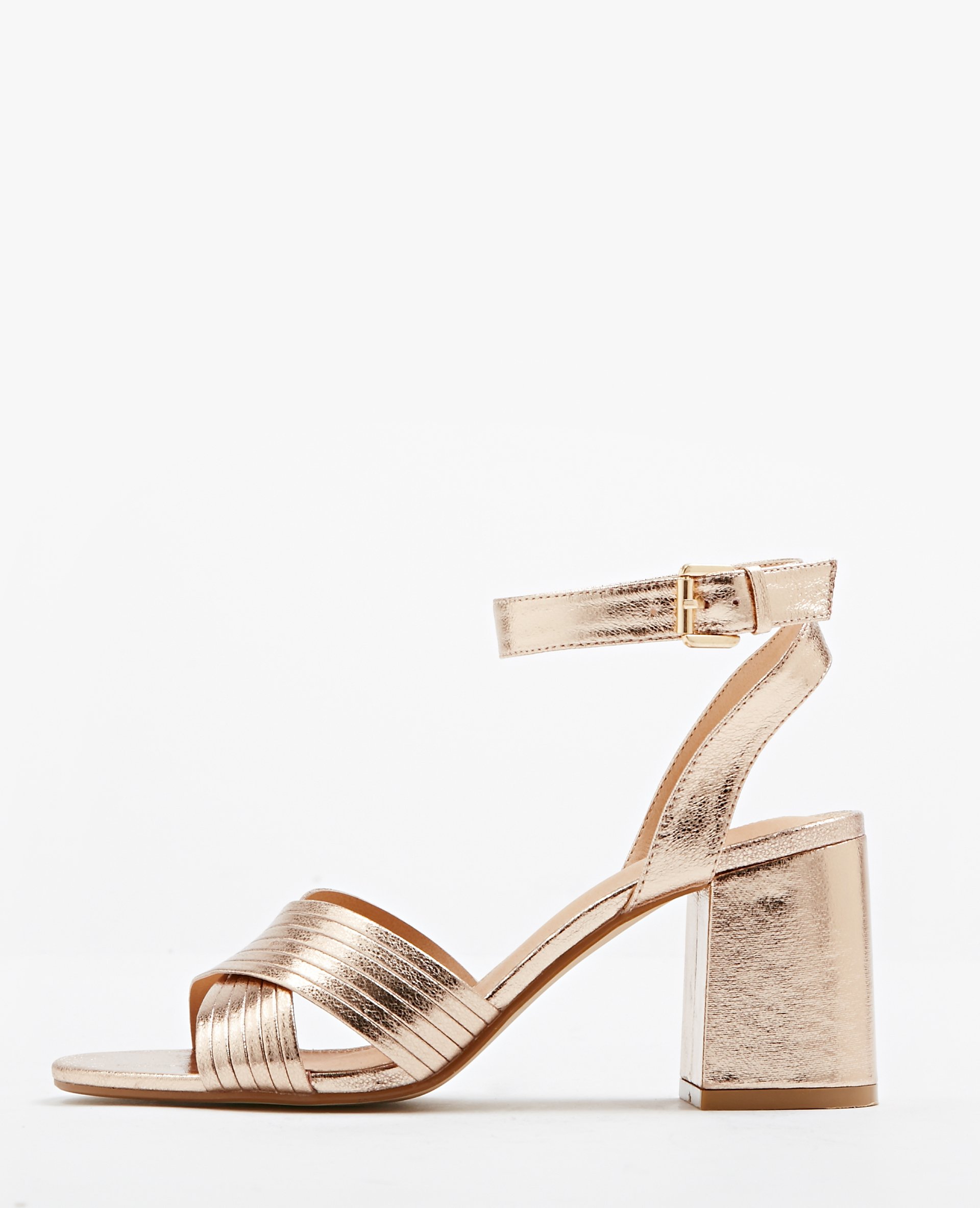 Sandales talons carr s