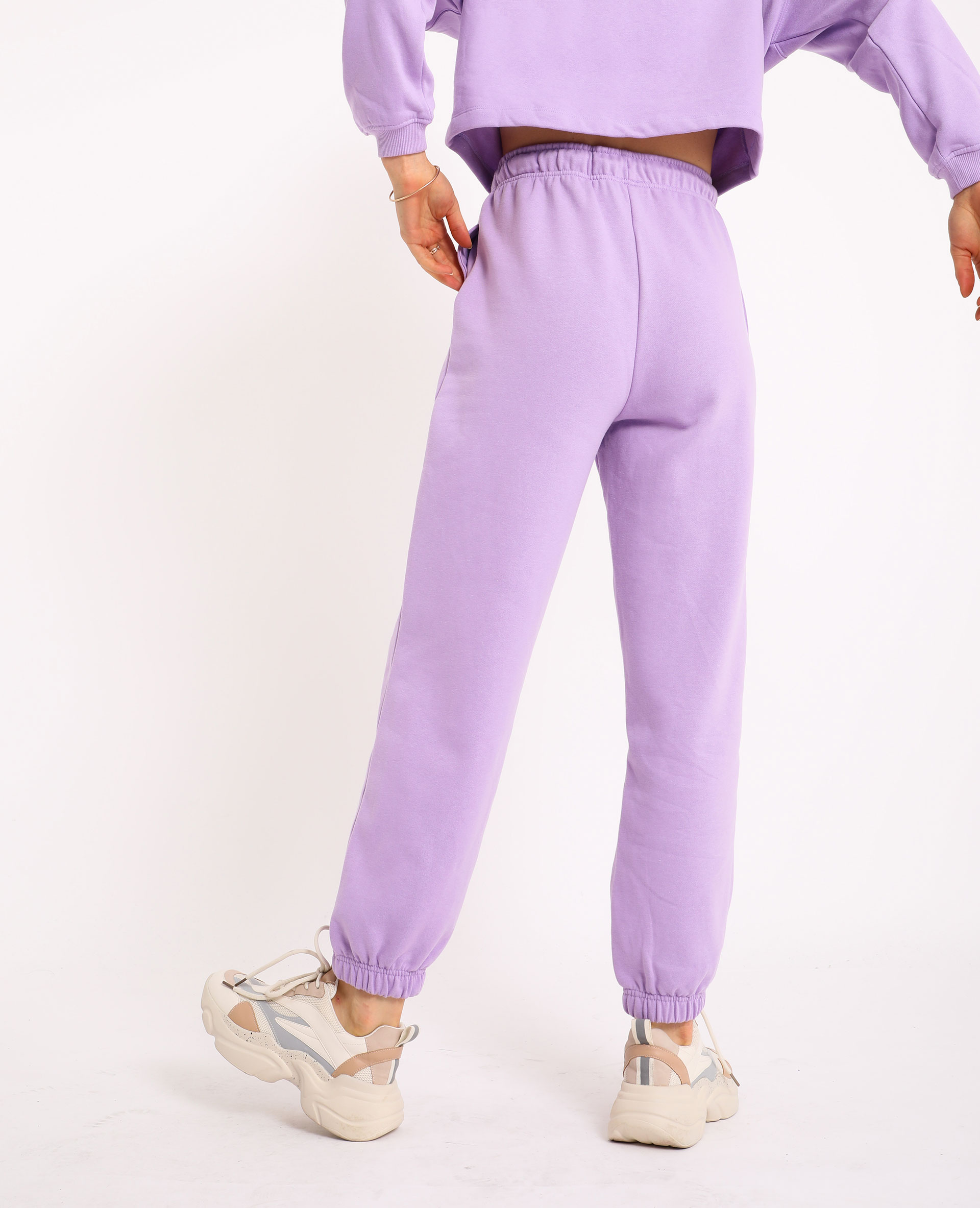 Ensemble jogging lila