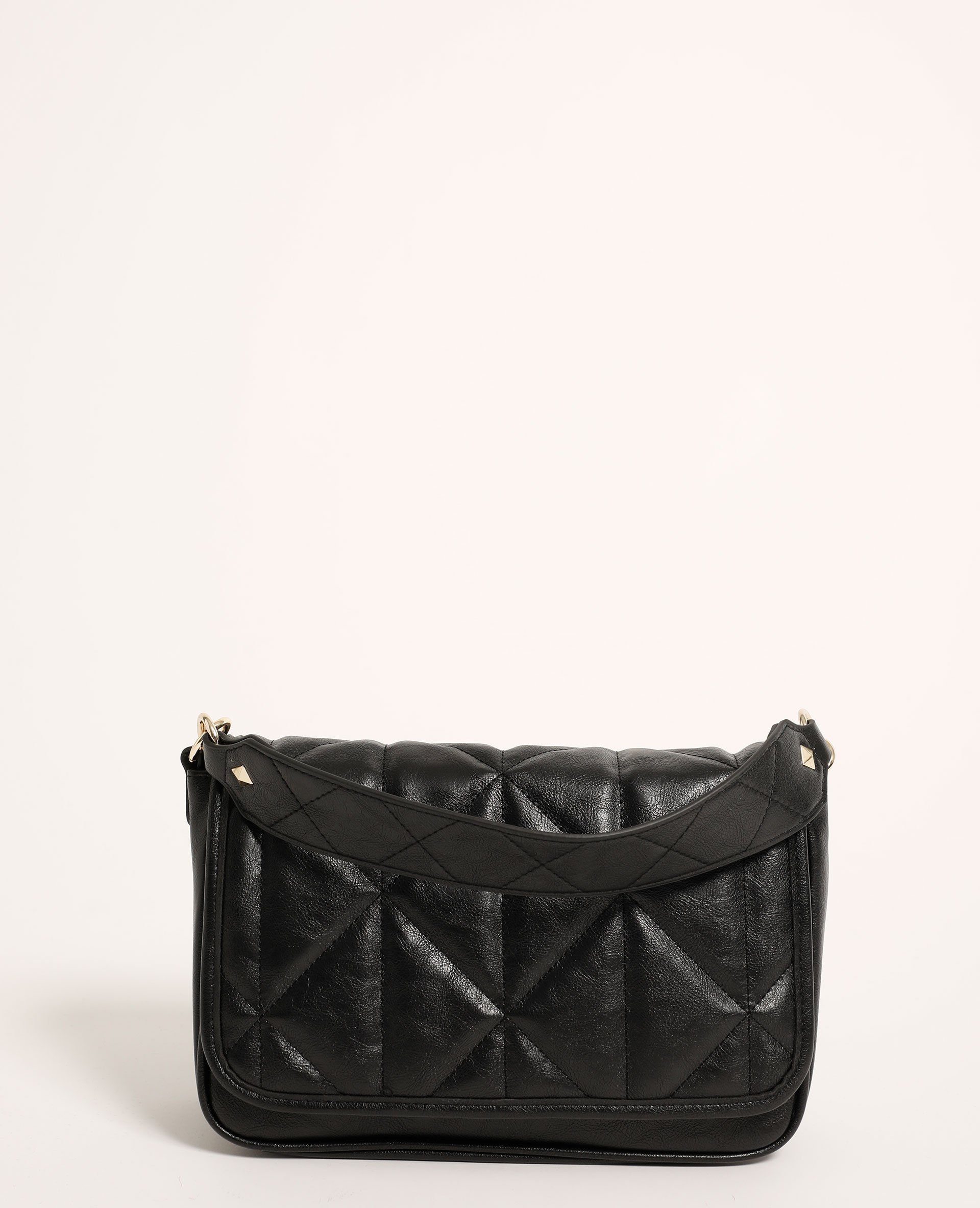 Sac bandouliere matelassé noir sales