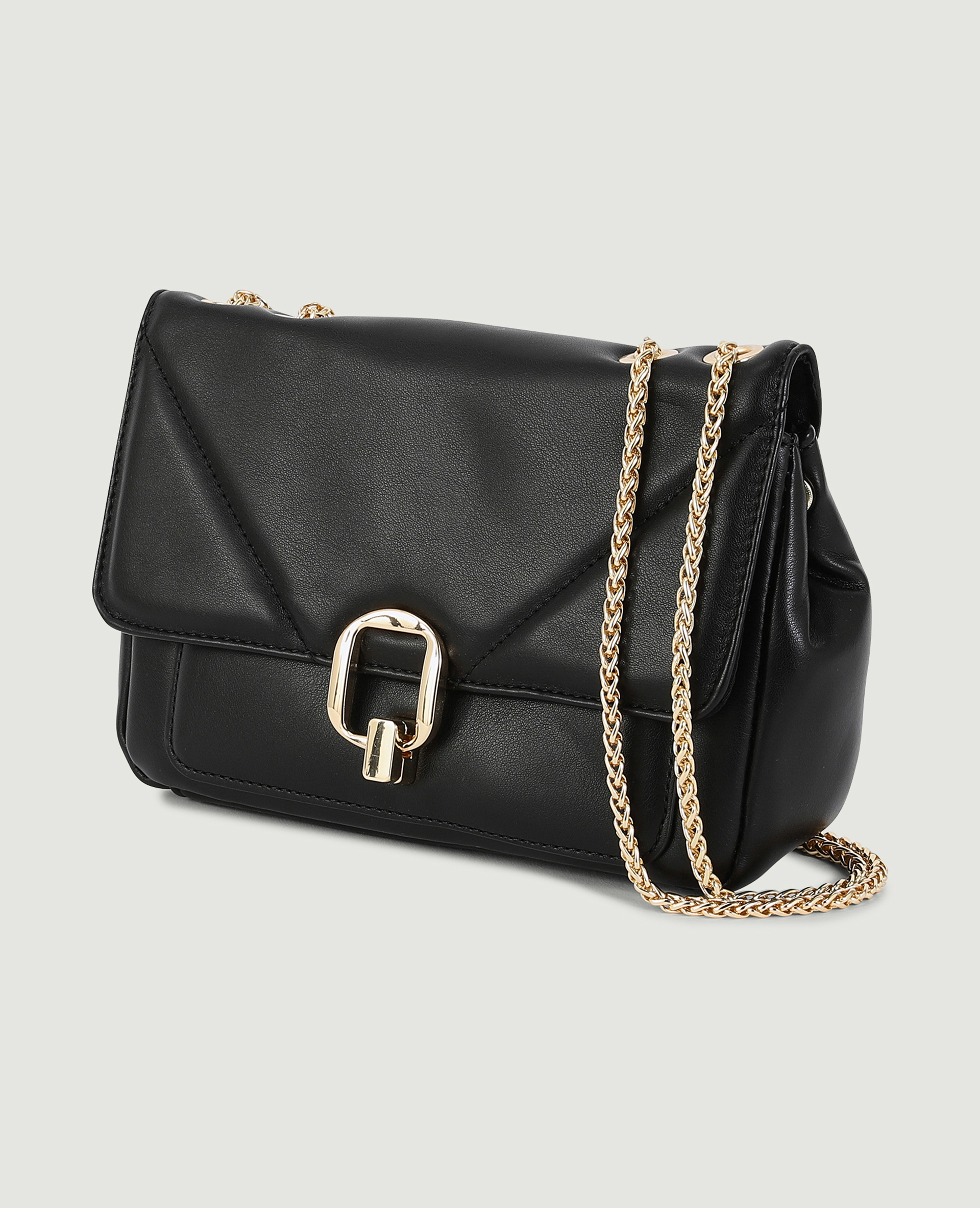 Sac pochette avec chaines noir - Pimkie