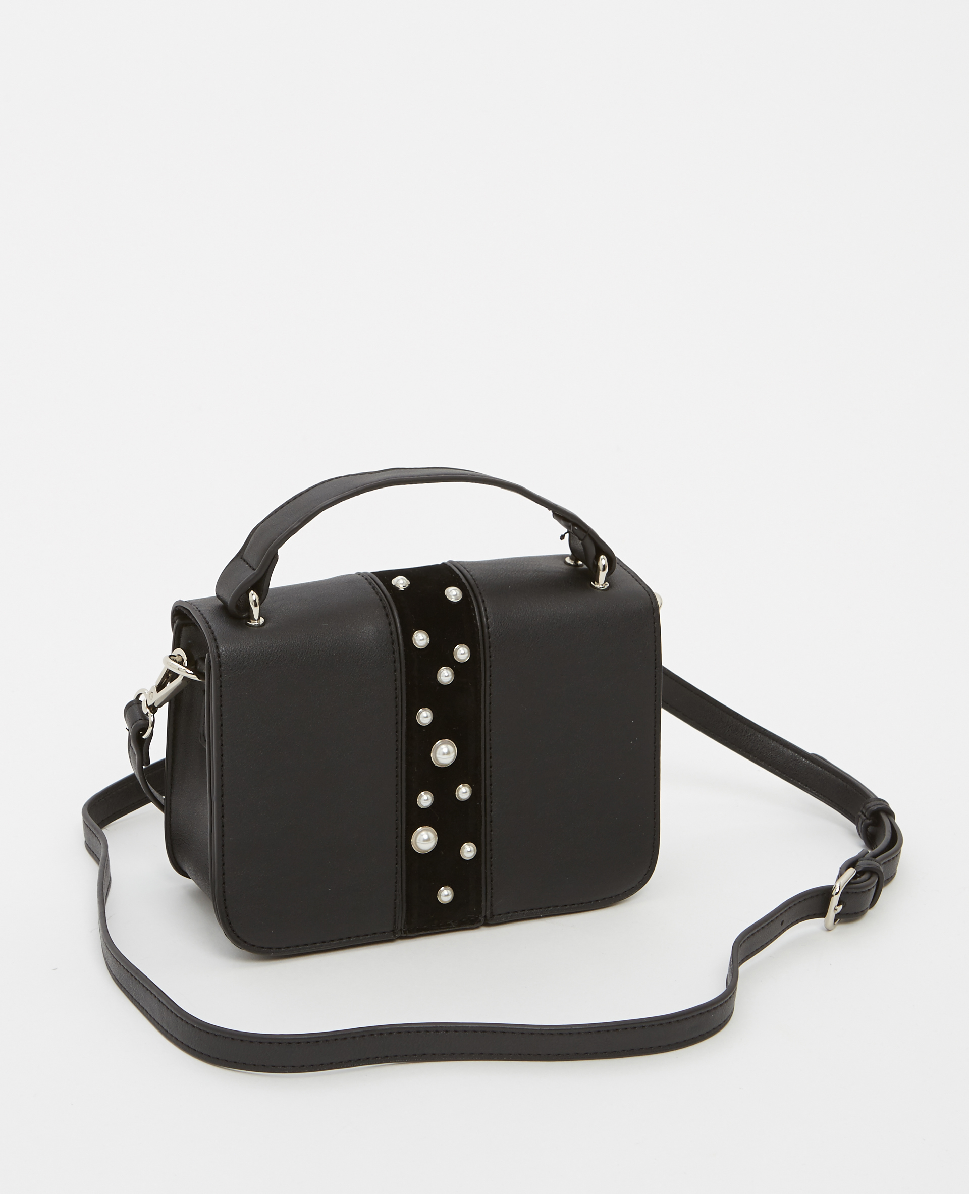 Petit sac à perles noir - Pimkie