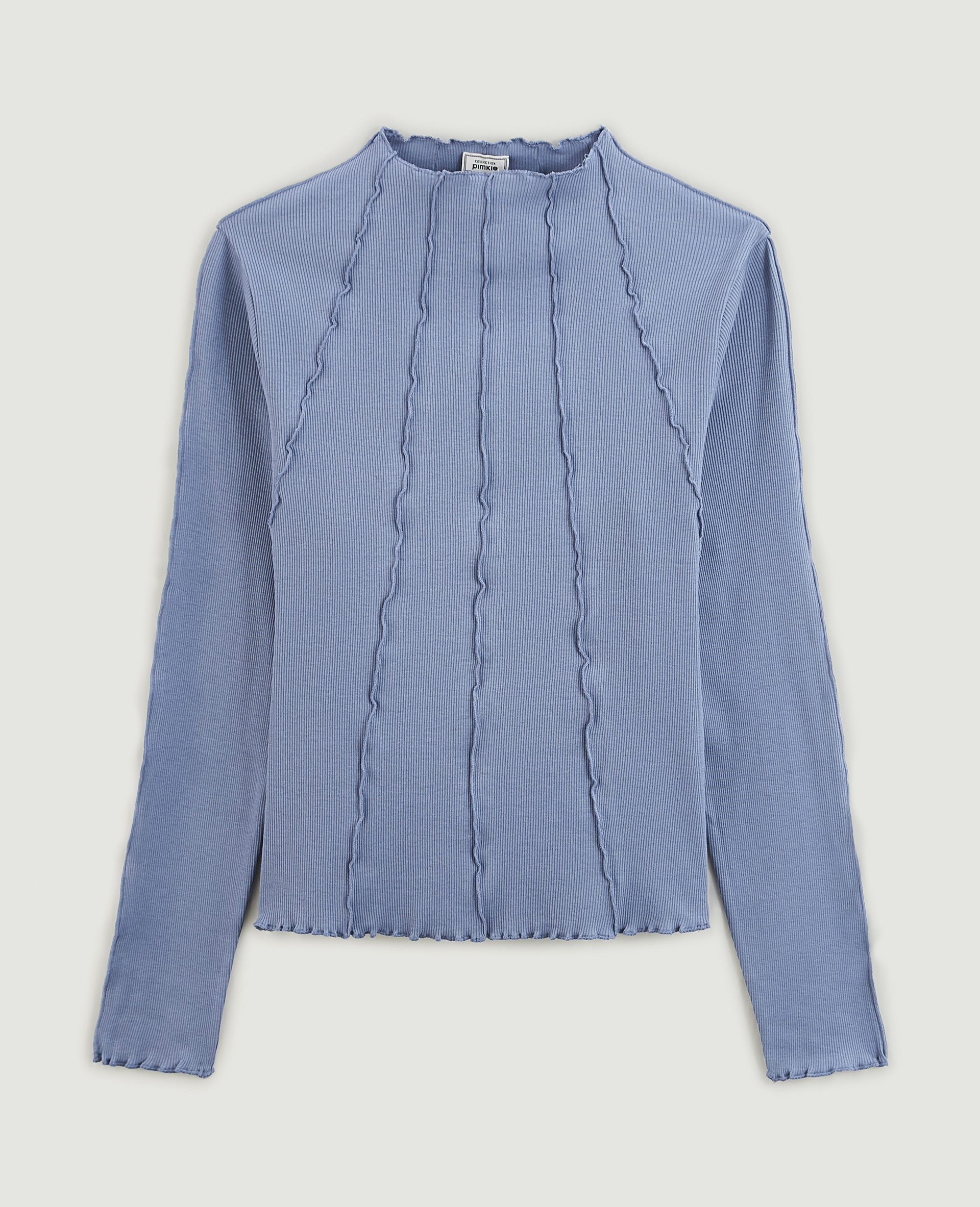 Top coutures apparentes bleu foncé - Pimkie
