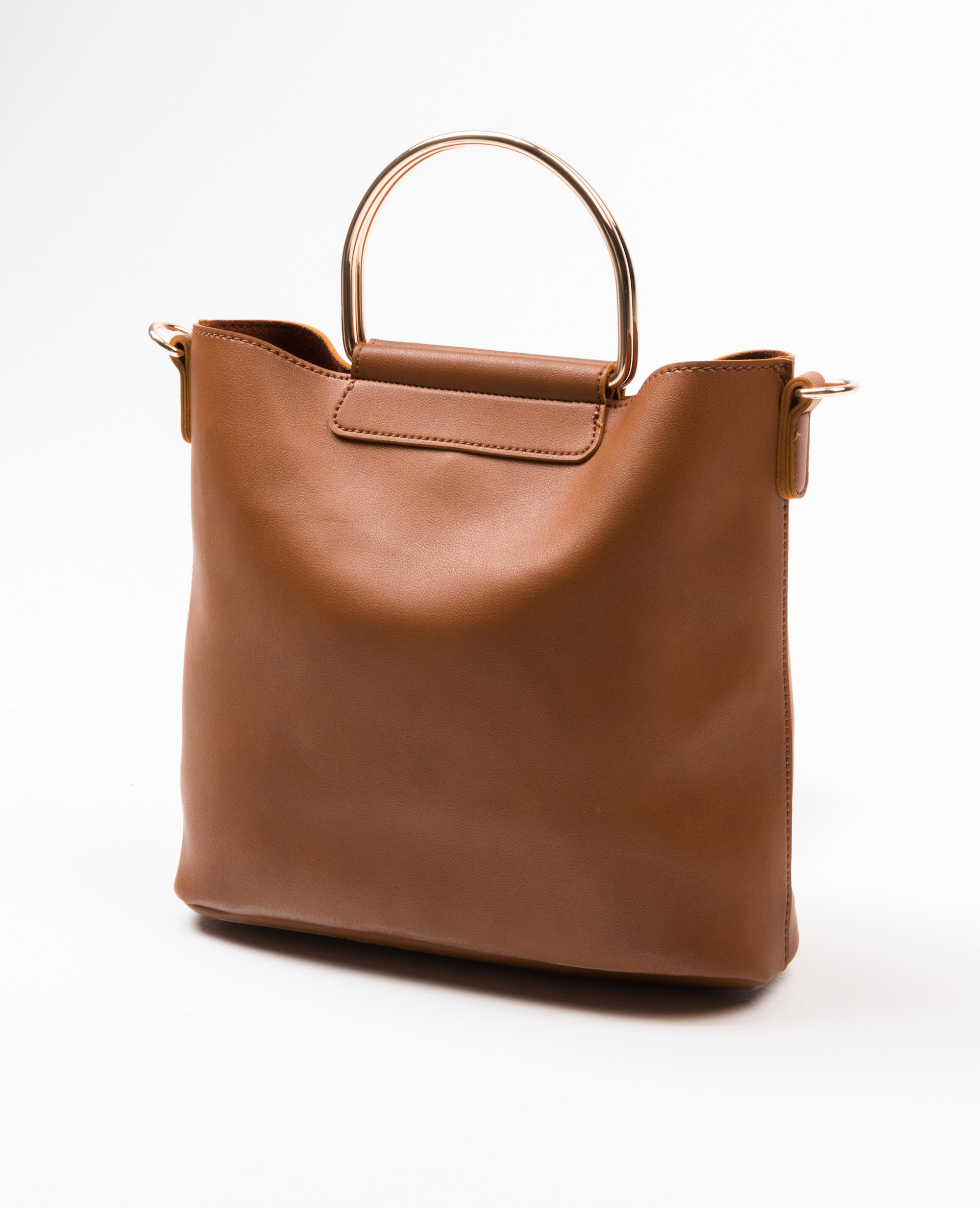 Sac anses métalliques camel - Pimkie