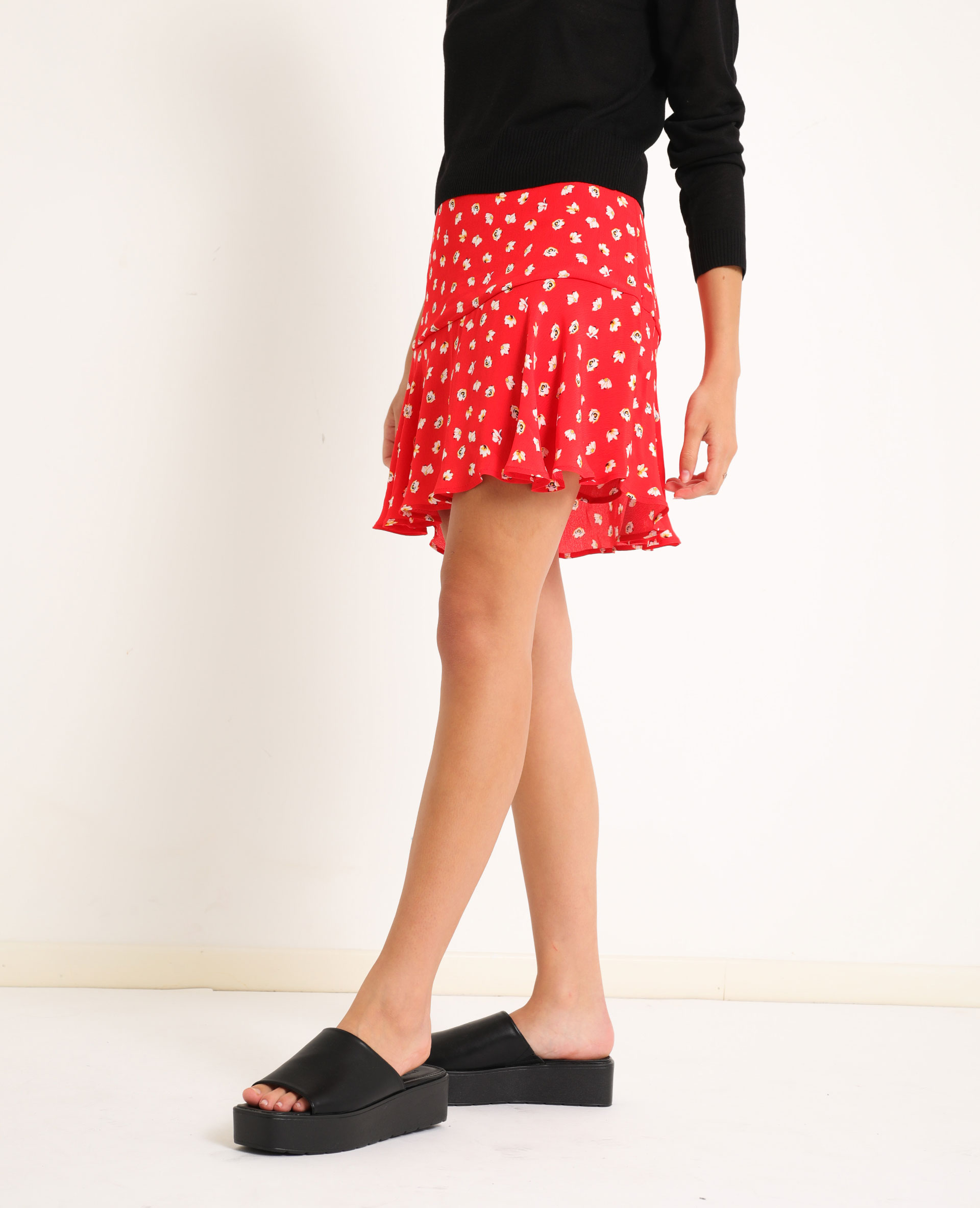 Jupe rouge on sale pimkie