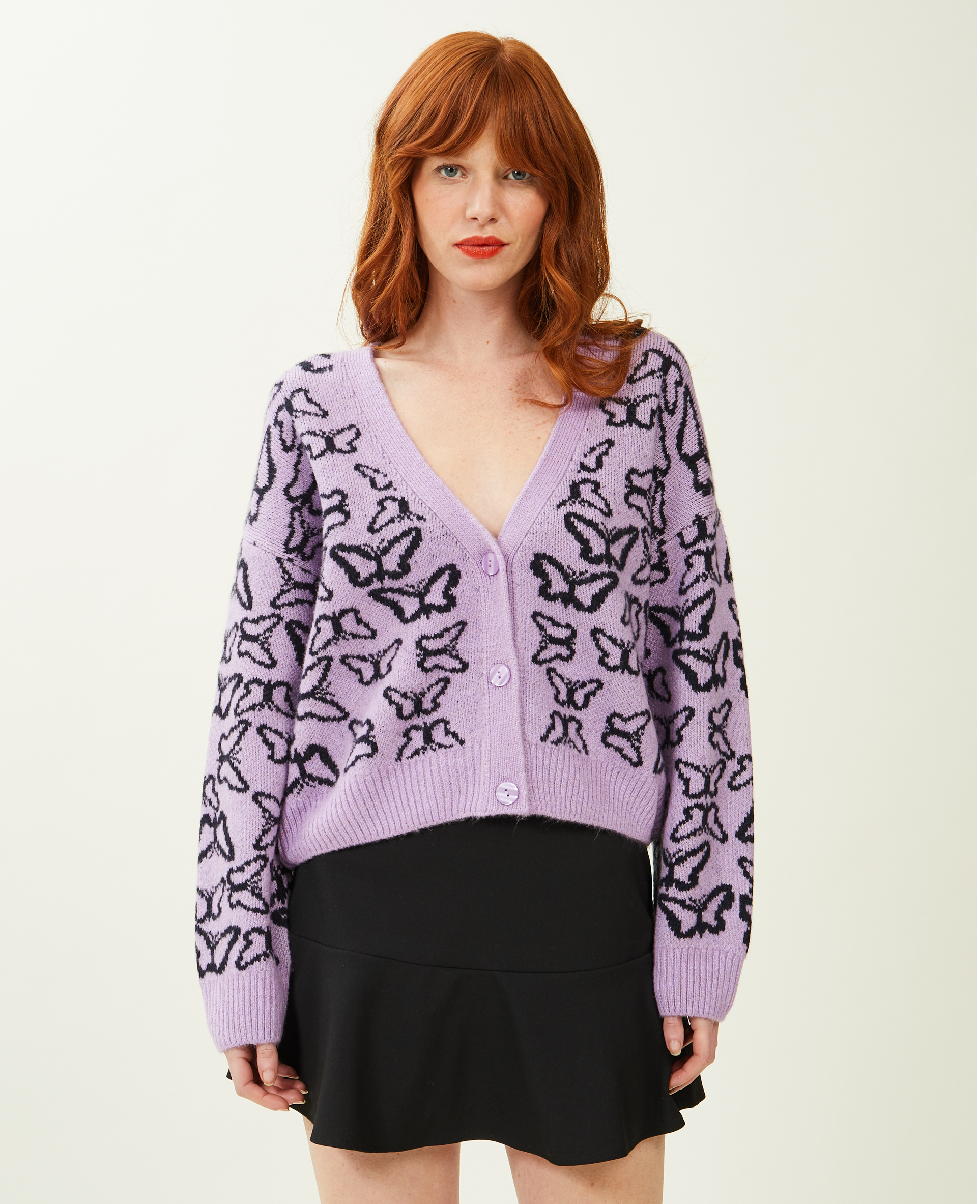 Gilet maille violet - Pimkie