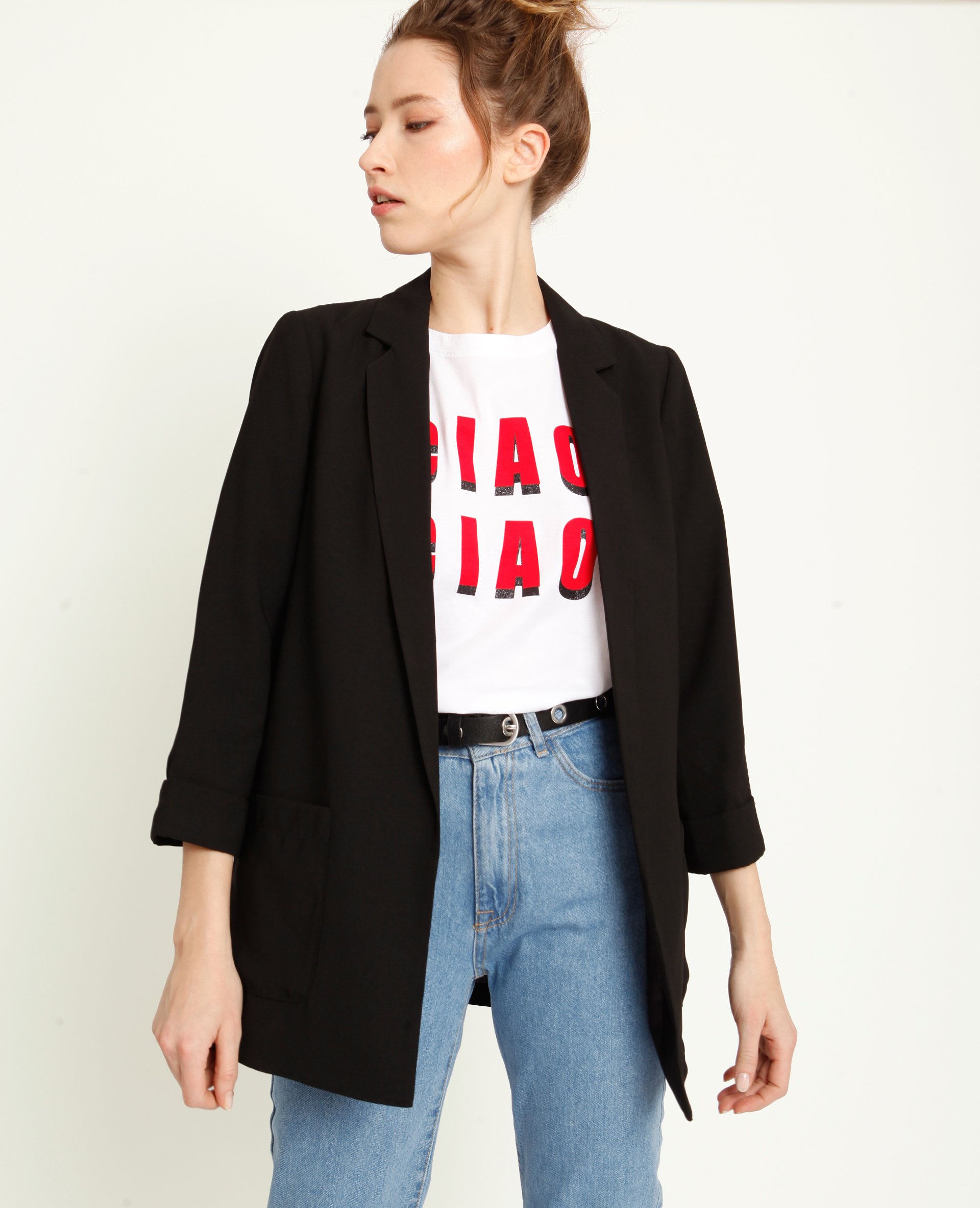 Blazer manches 3 4 Pimkie