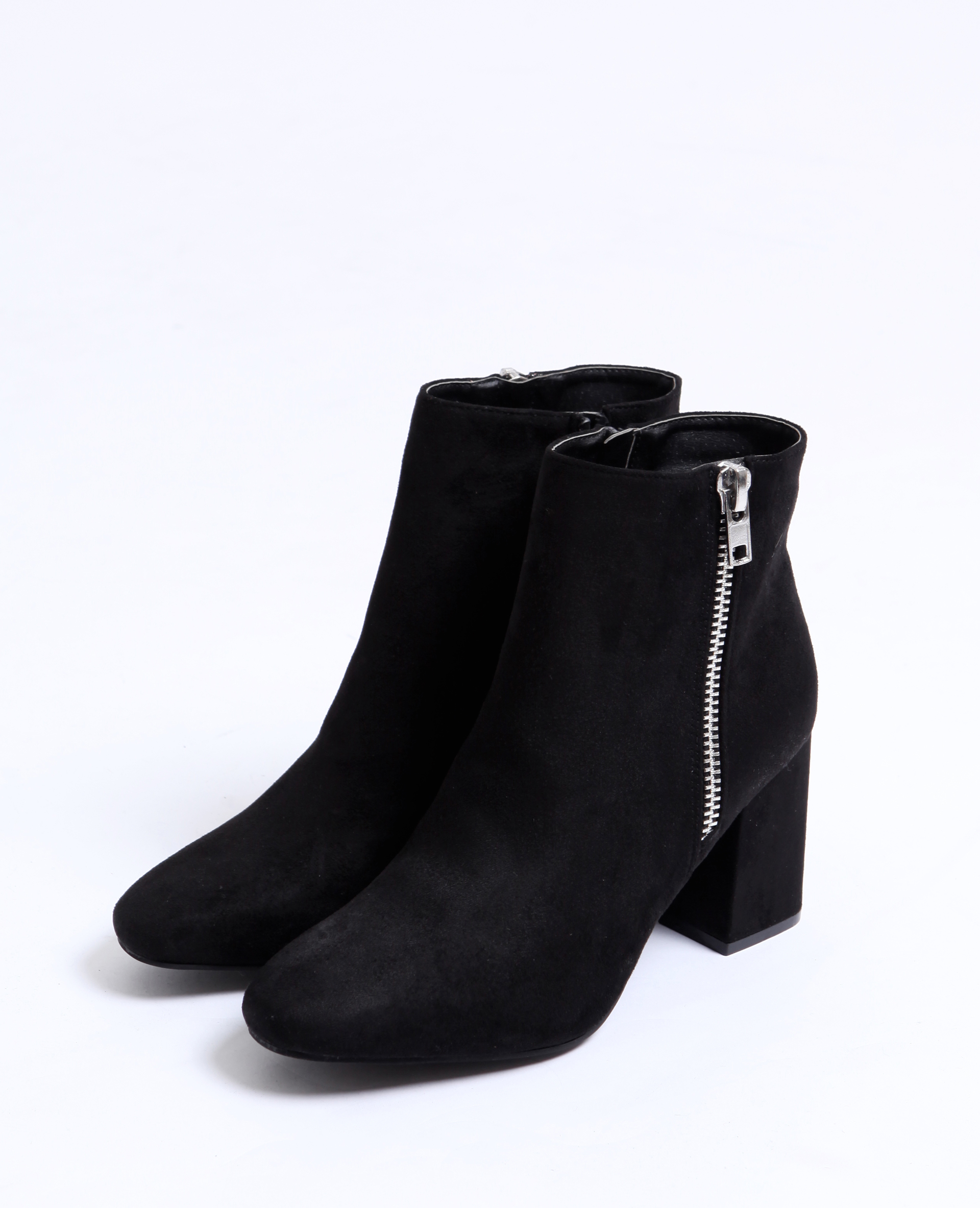 Bottines suédine noir - Pimkie