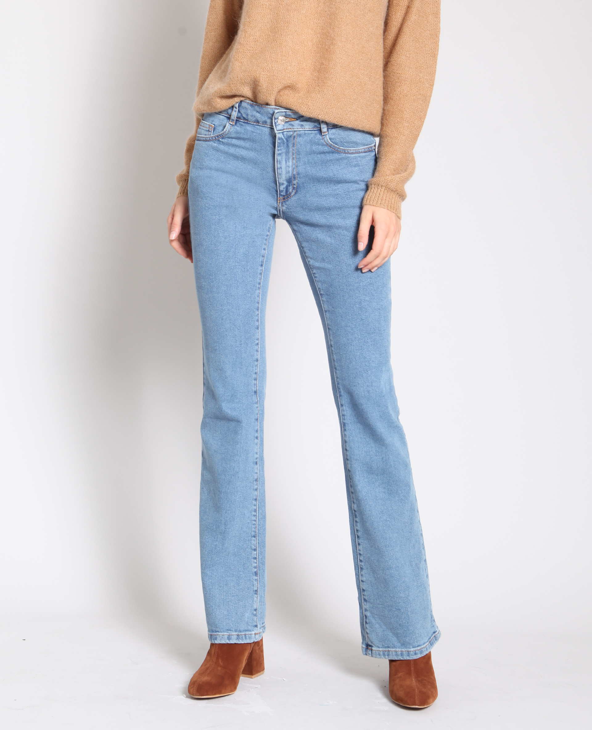 Jean flare bleu foncé - Pimkie