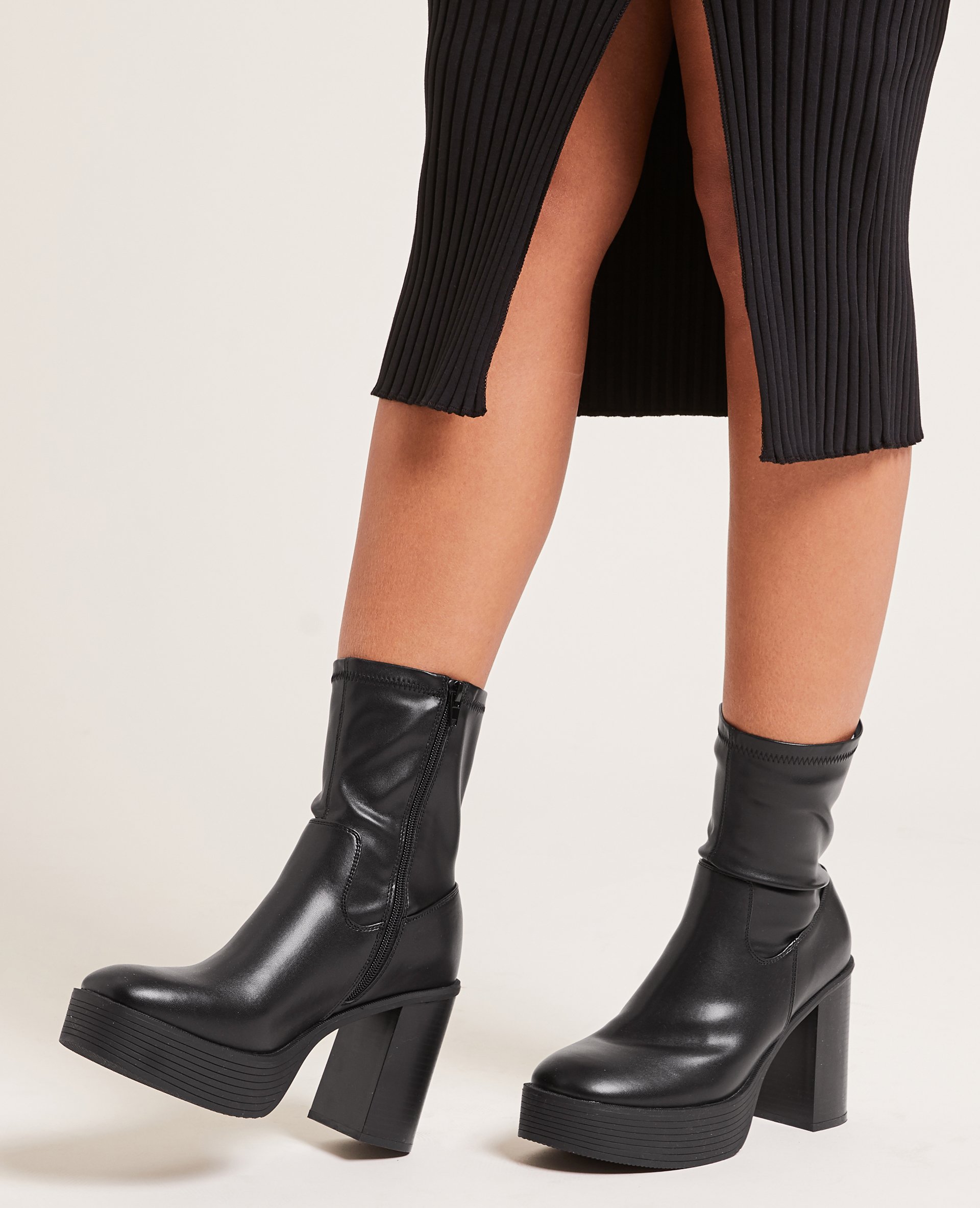 Bottine plateforme talon on sale