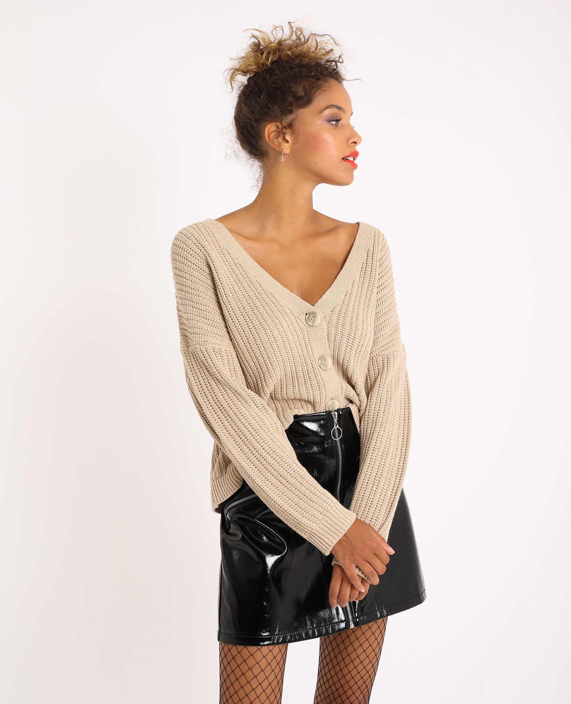 Cardigan maille paisse Pimkie