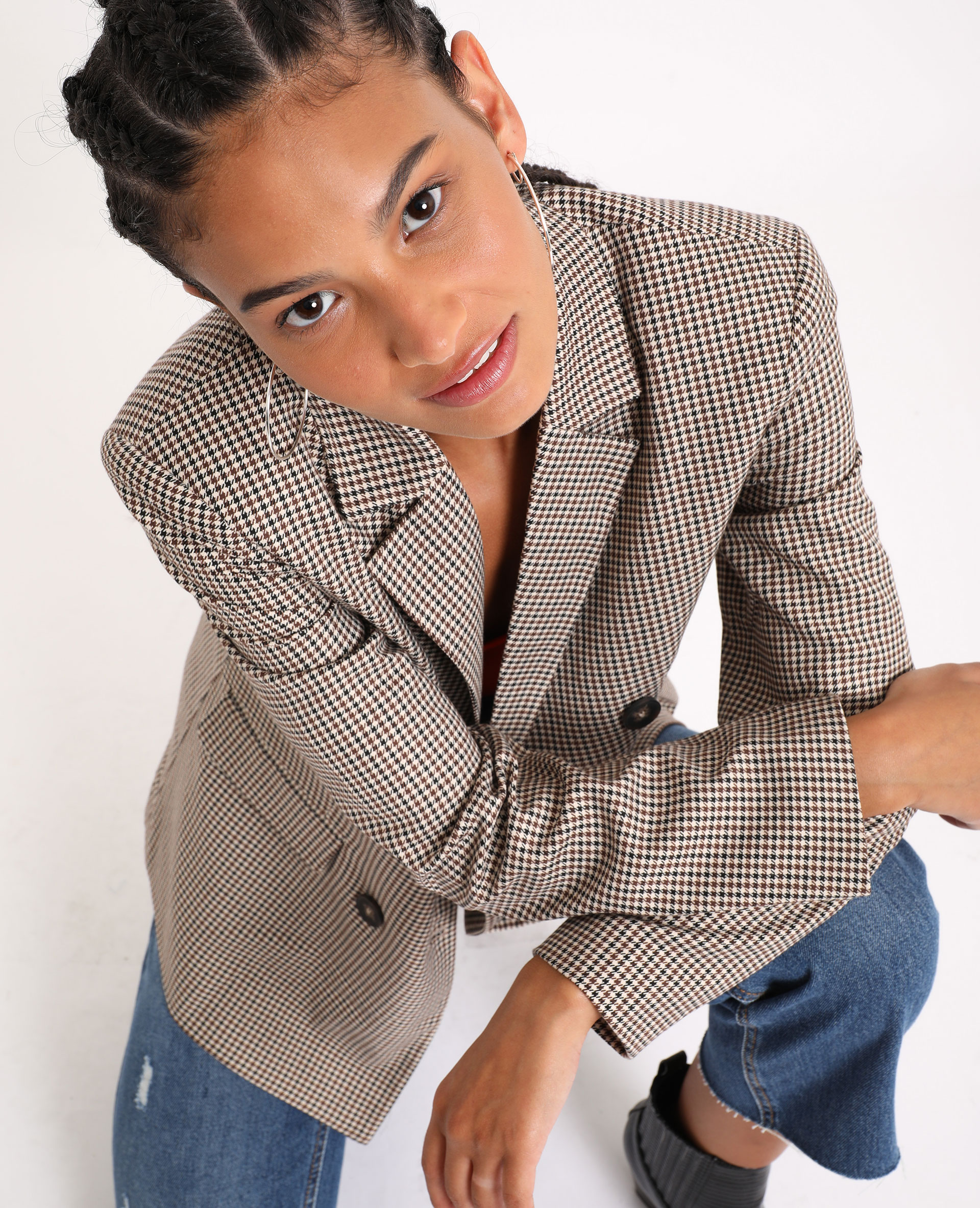 Pimkie manteau 2025 pied de poule