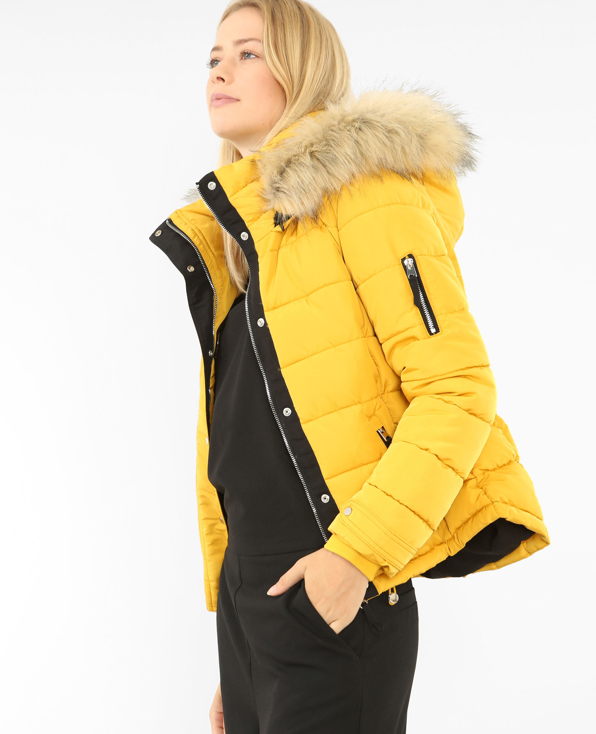 Doudoune on sale fine jaune