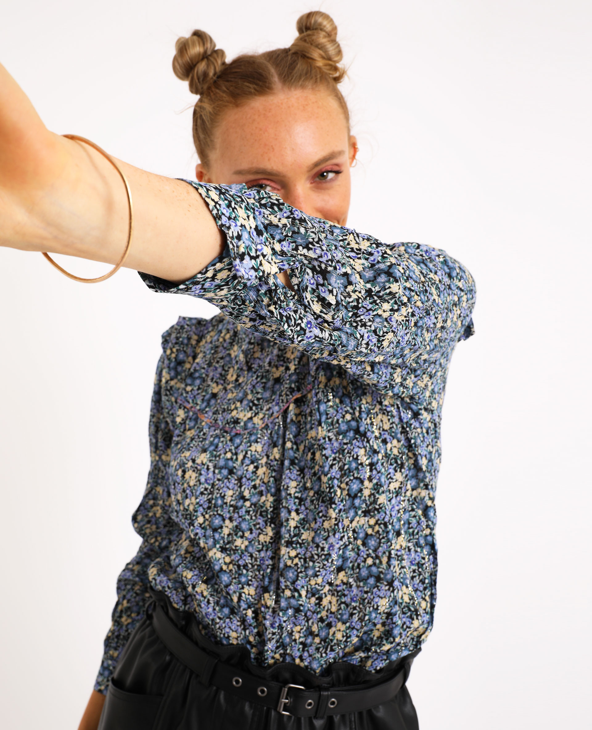 Blouse a fleurs on sale