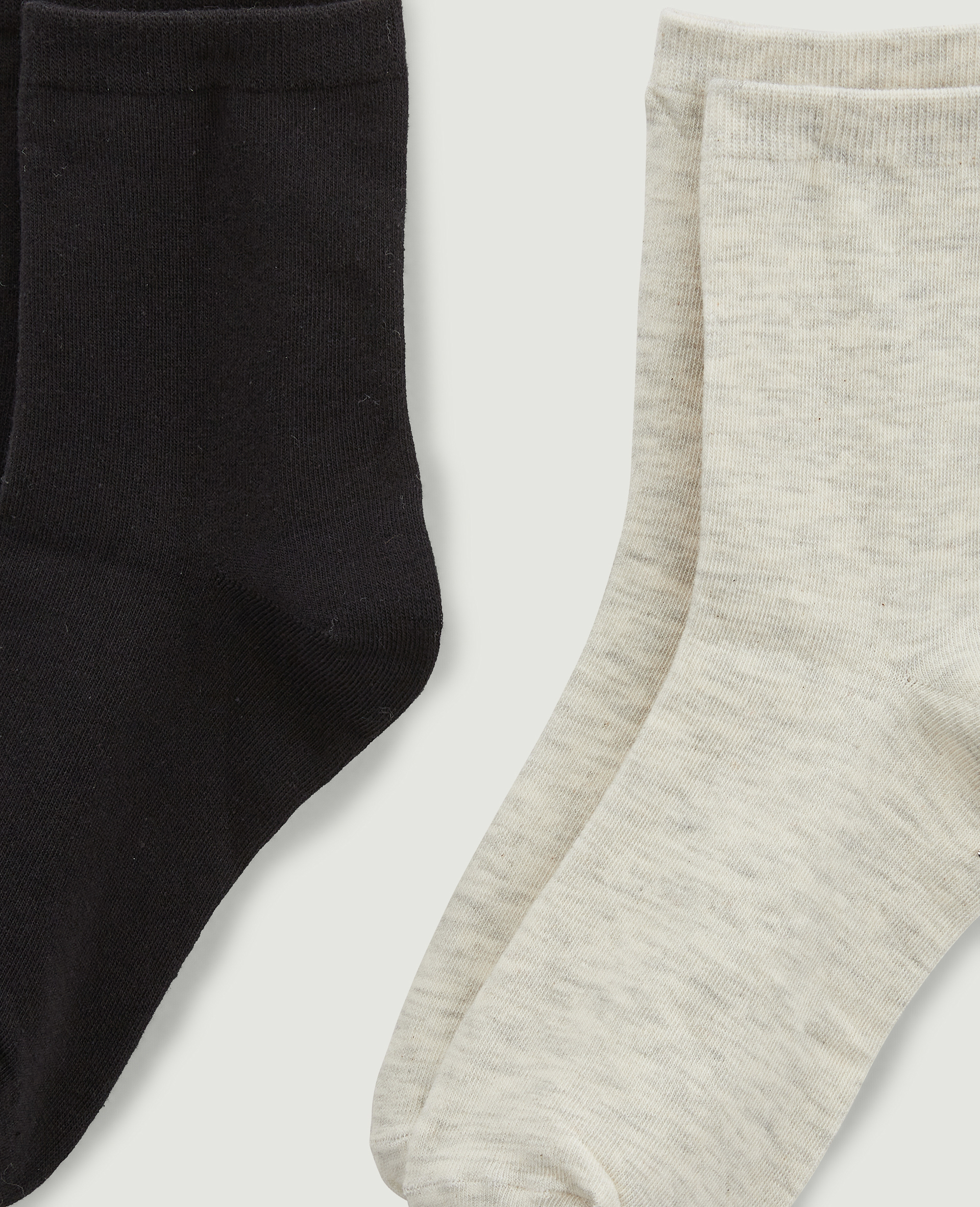 Lot de 2 paires de chaussettes noir - Pimkie