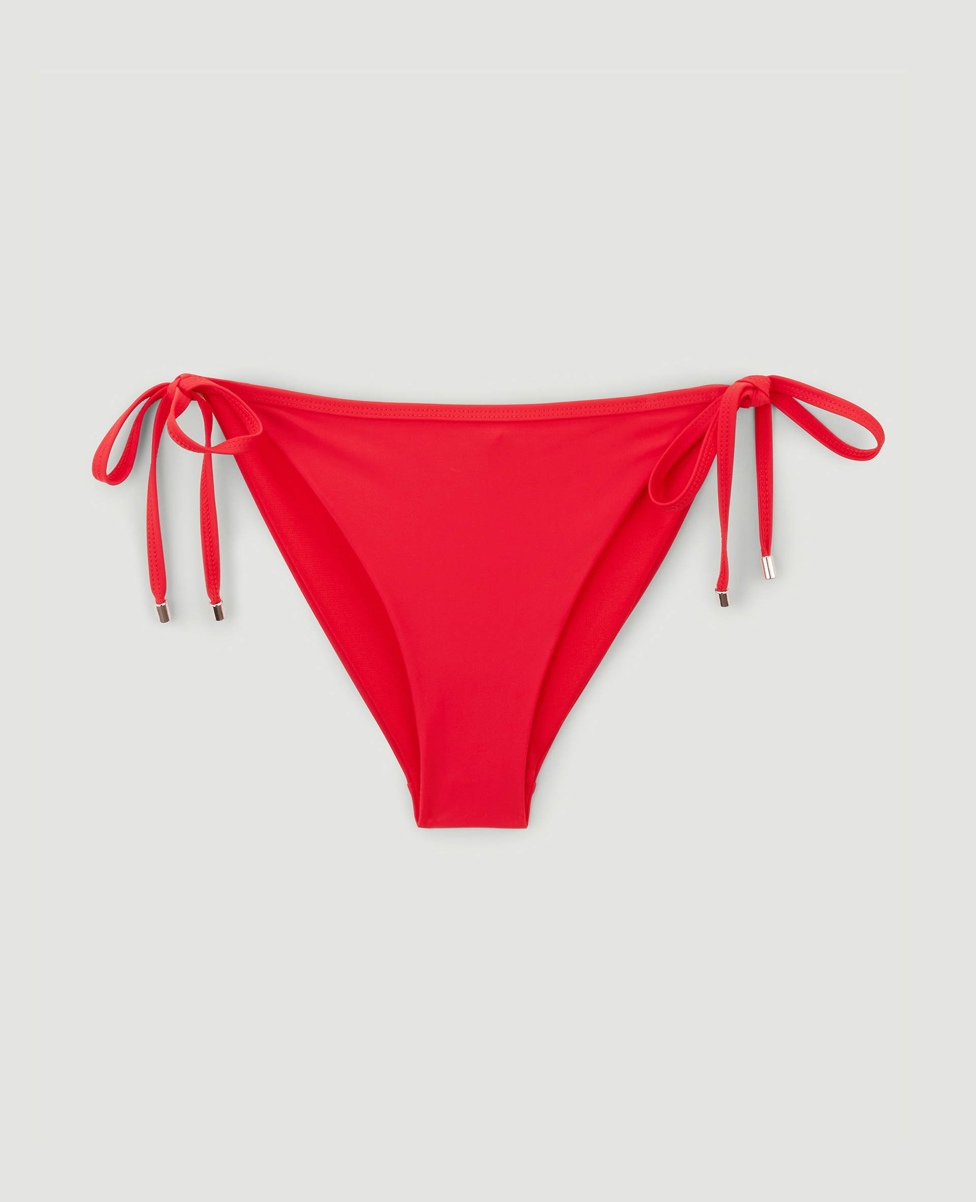 Bas de maillot de bain culotte à nouer rouge - Pimkie