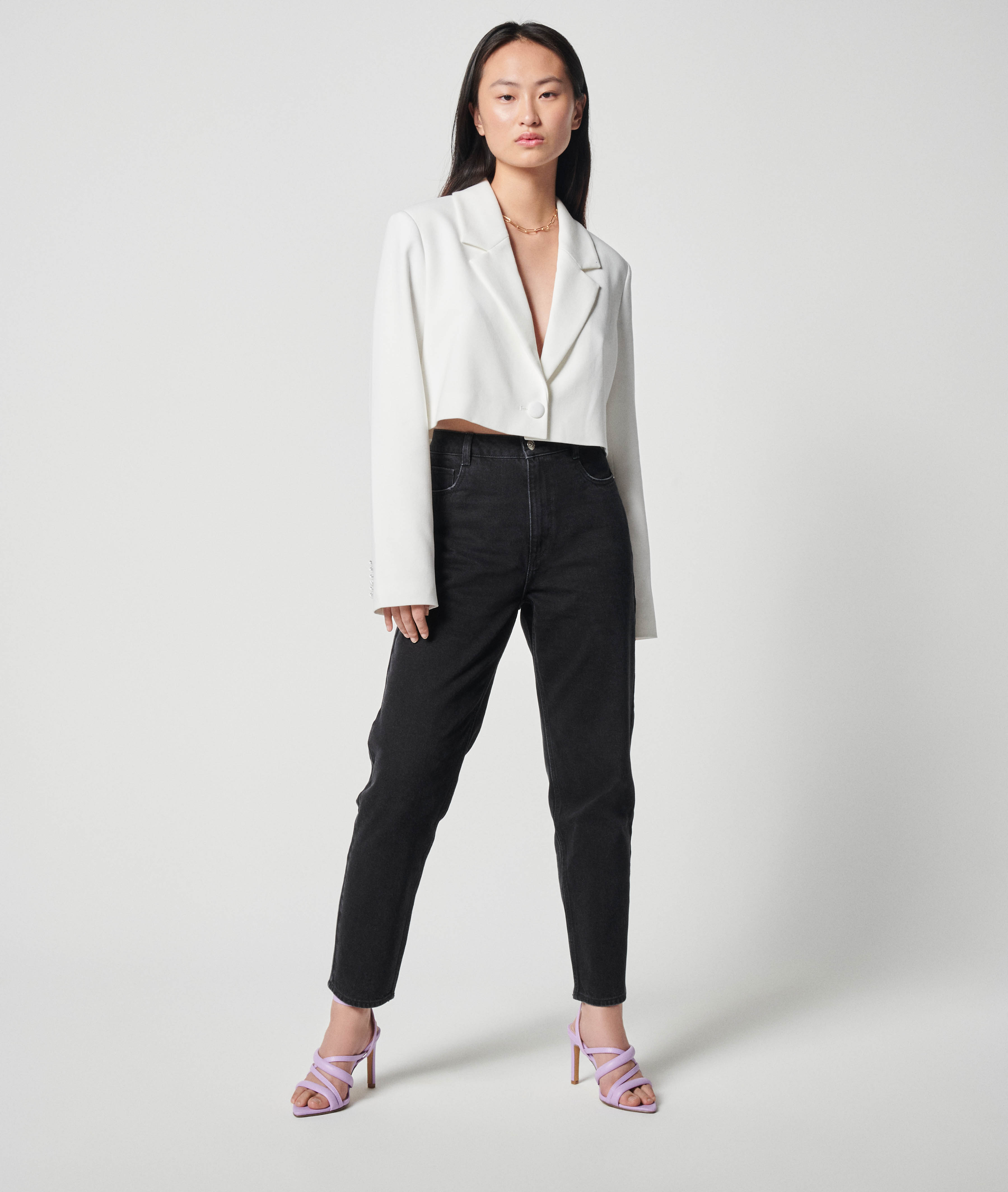 Jean mom taille haute Pimkie