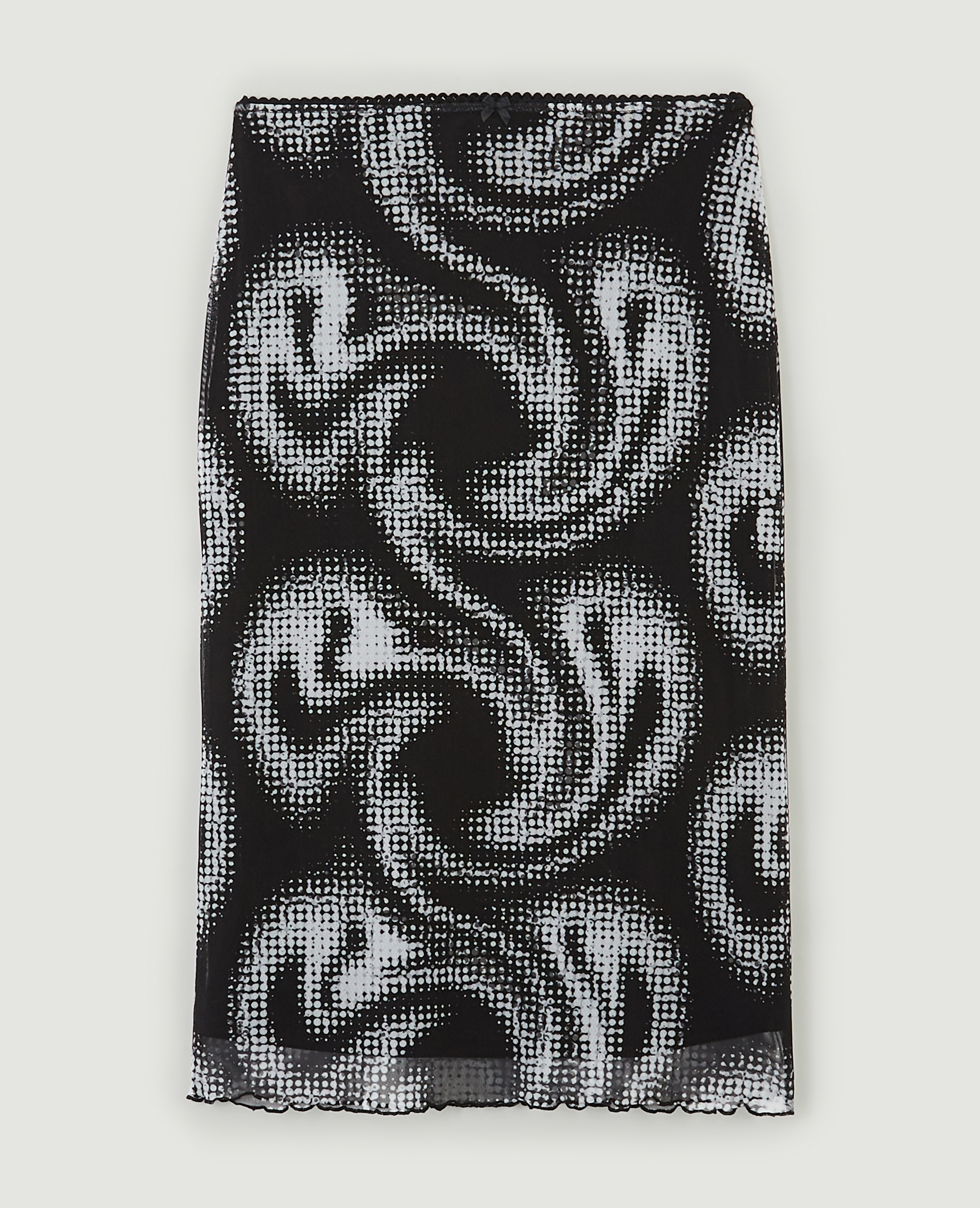 Jupe tube maille transparente noir - Pimkie