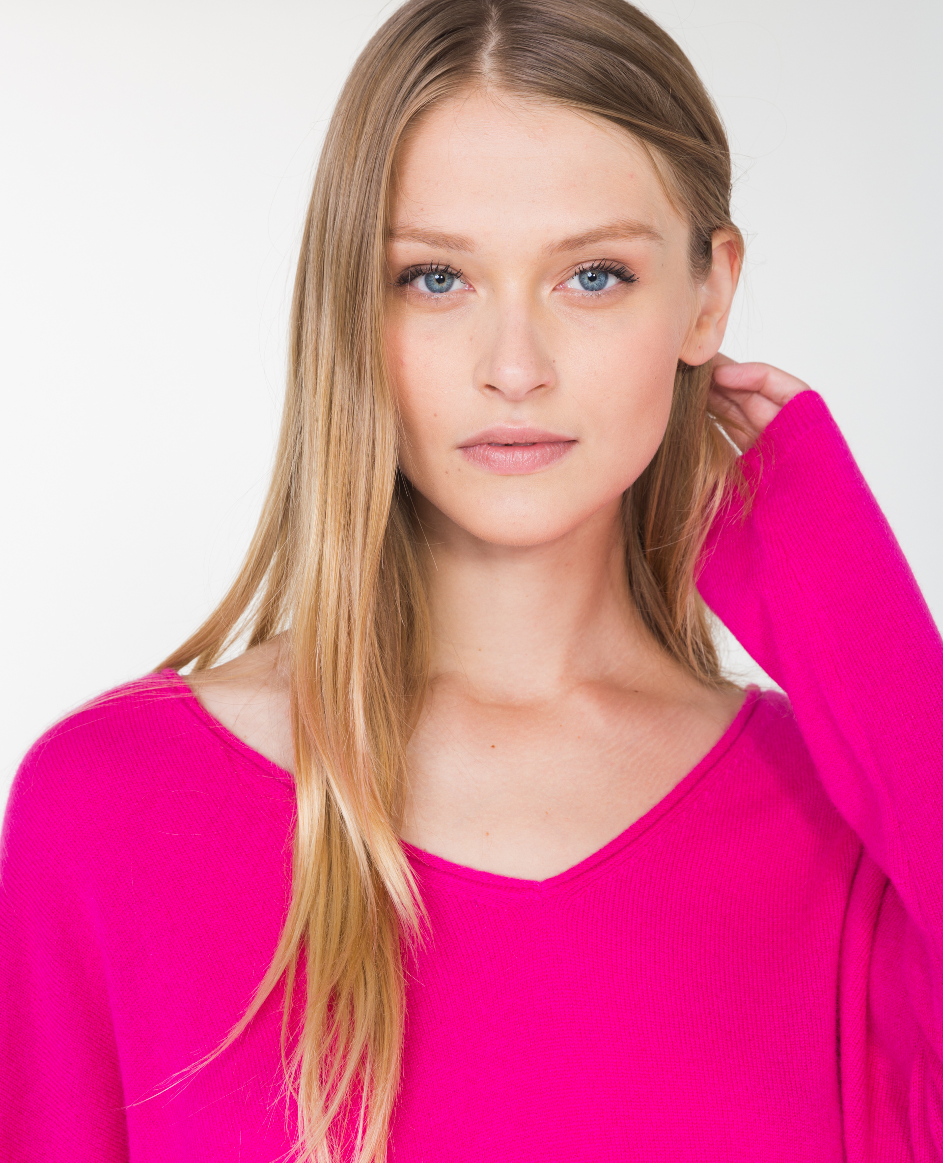 Pull discount rose cachemire