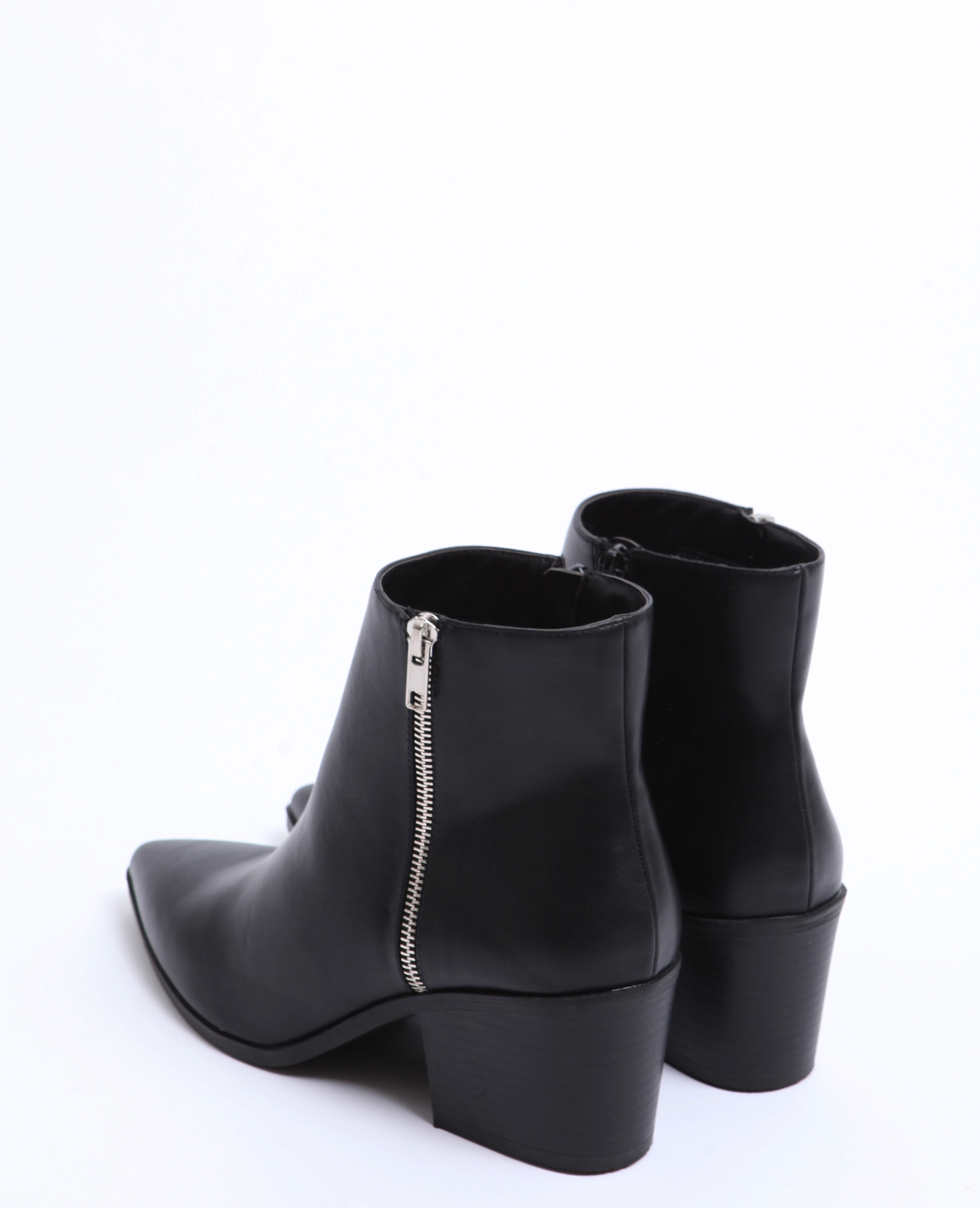Bottines à talons pointues noir - 916843899A08 | Pimkie