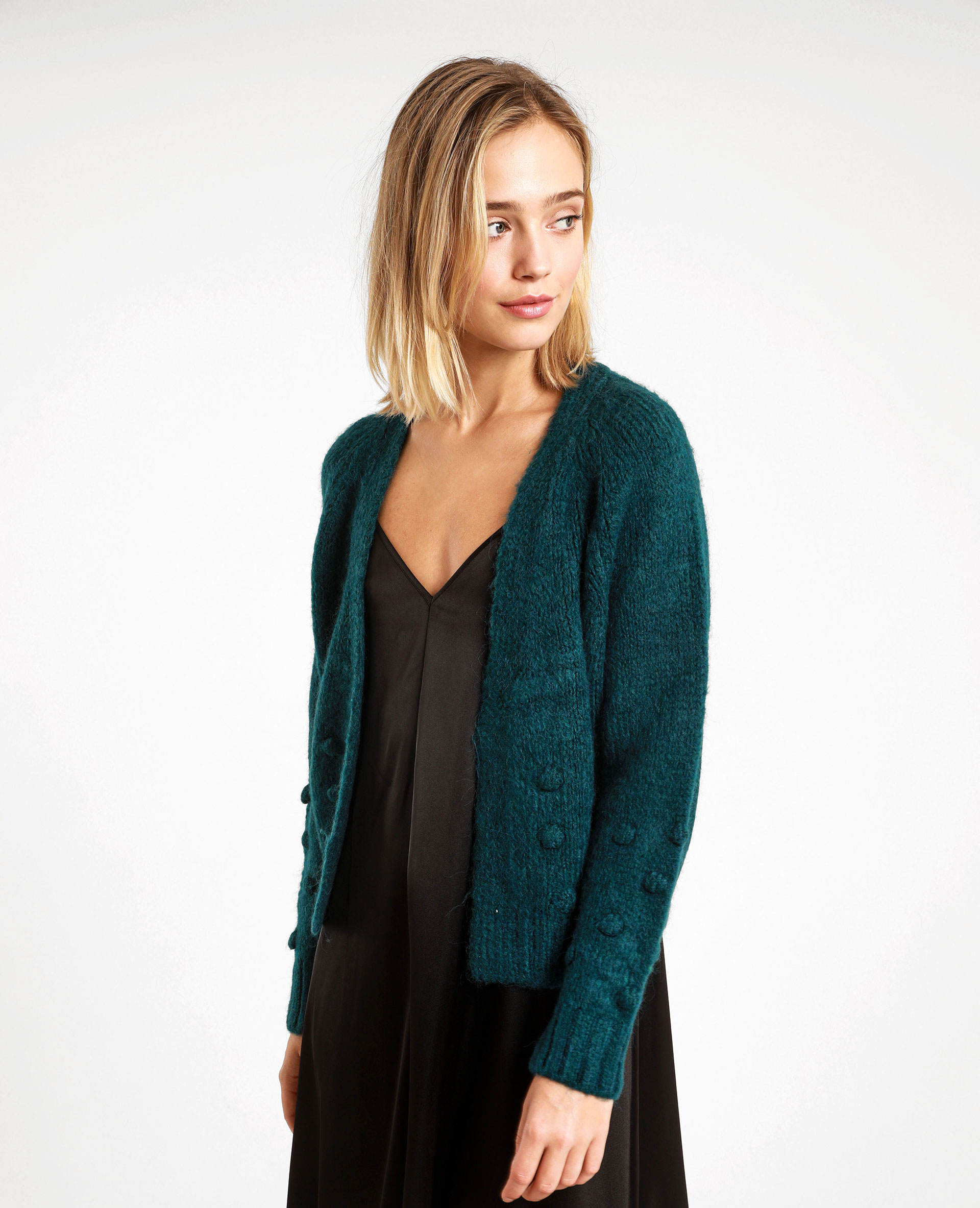 Gilet court épais bleu - 407788665A06 | Pimkie