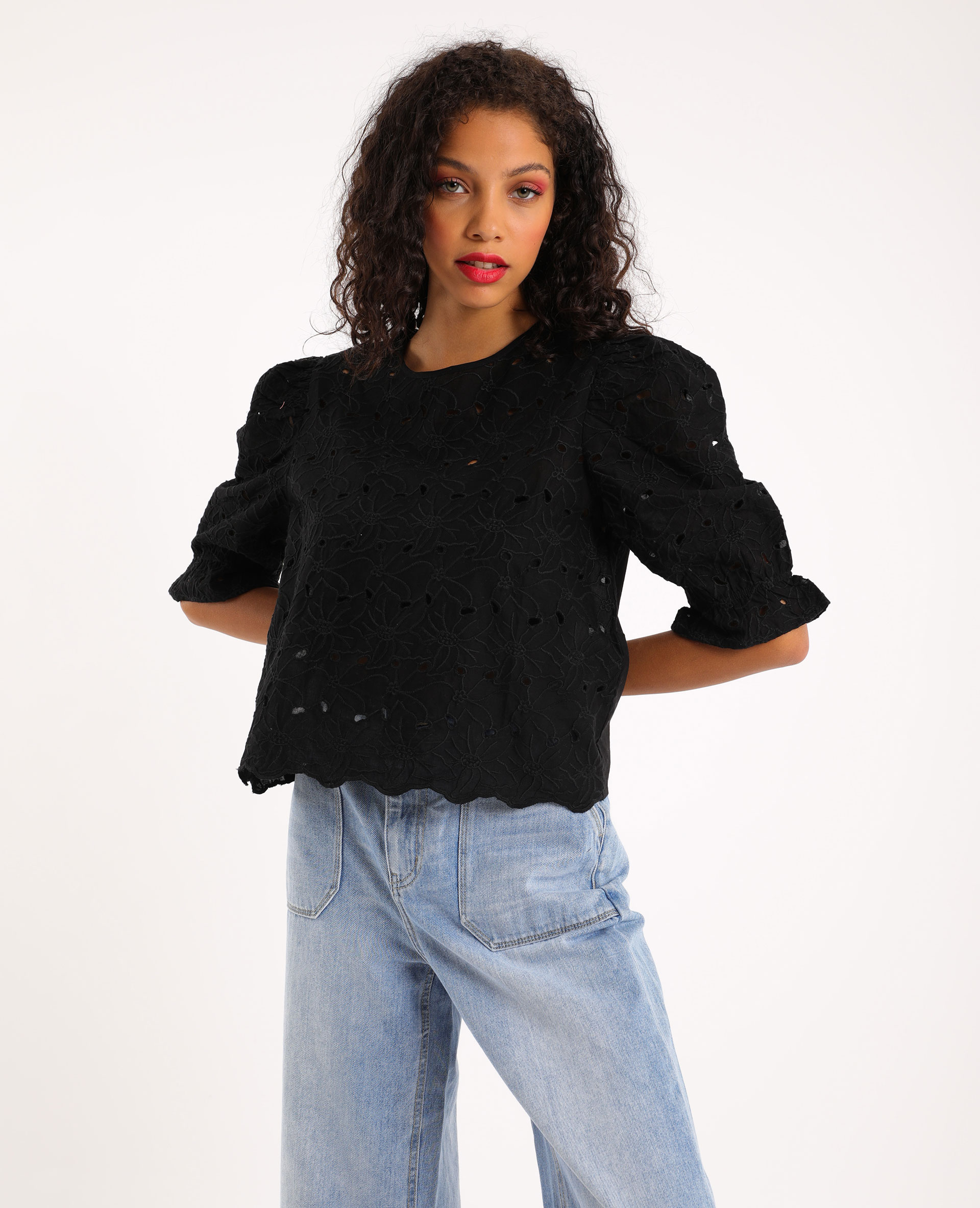 Blouse broderie anglaise pimkie best sale
