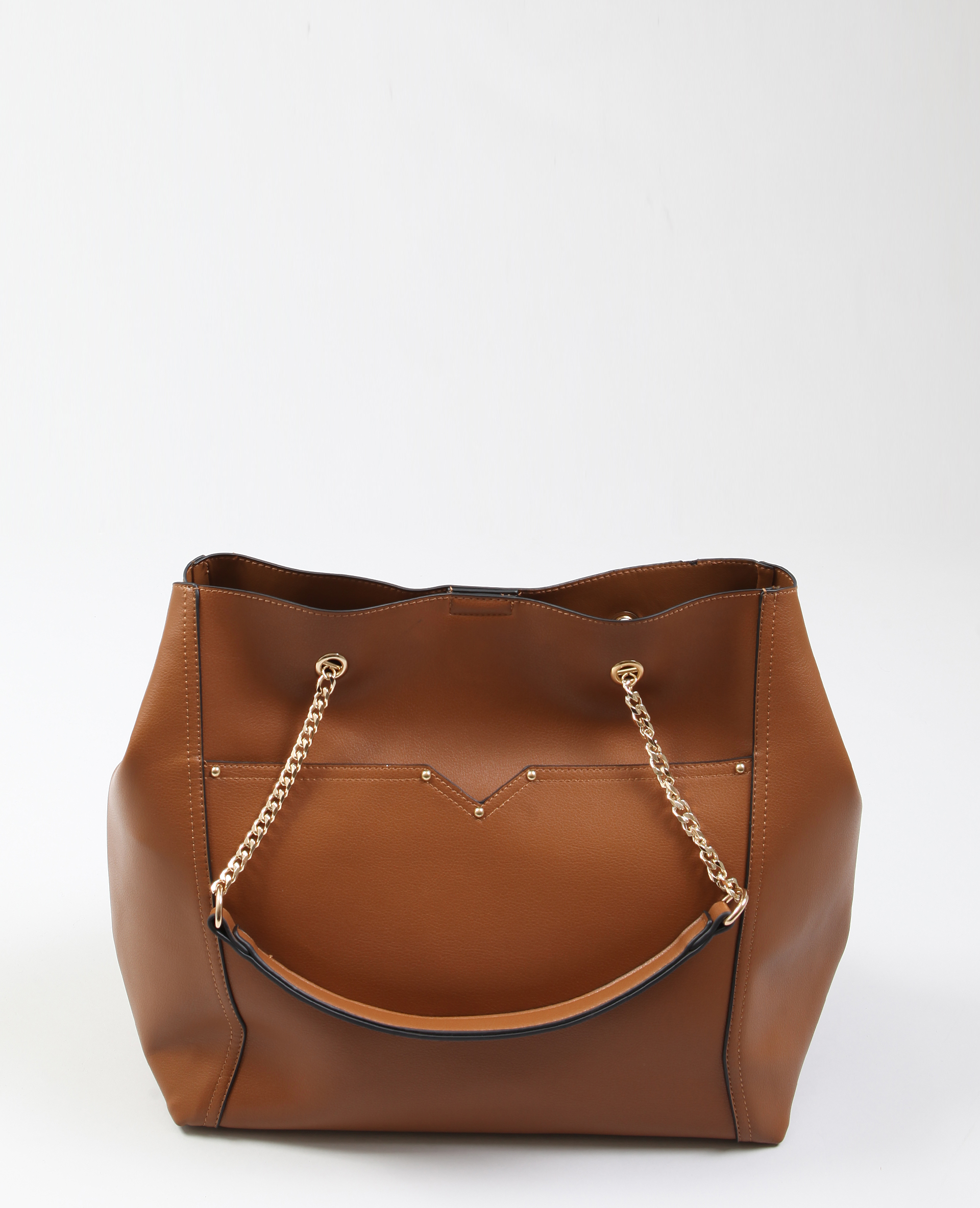 Sac souple en faux cuir camel - Pimkie