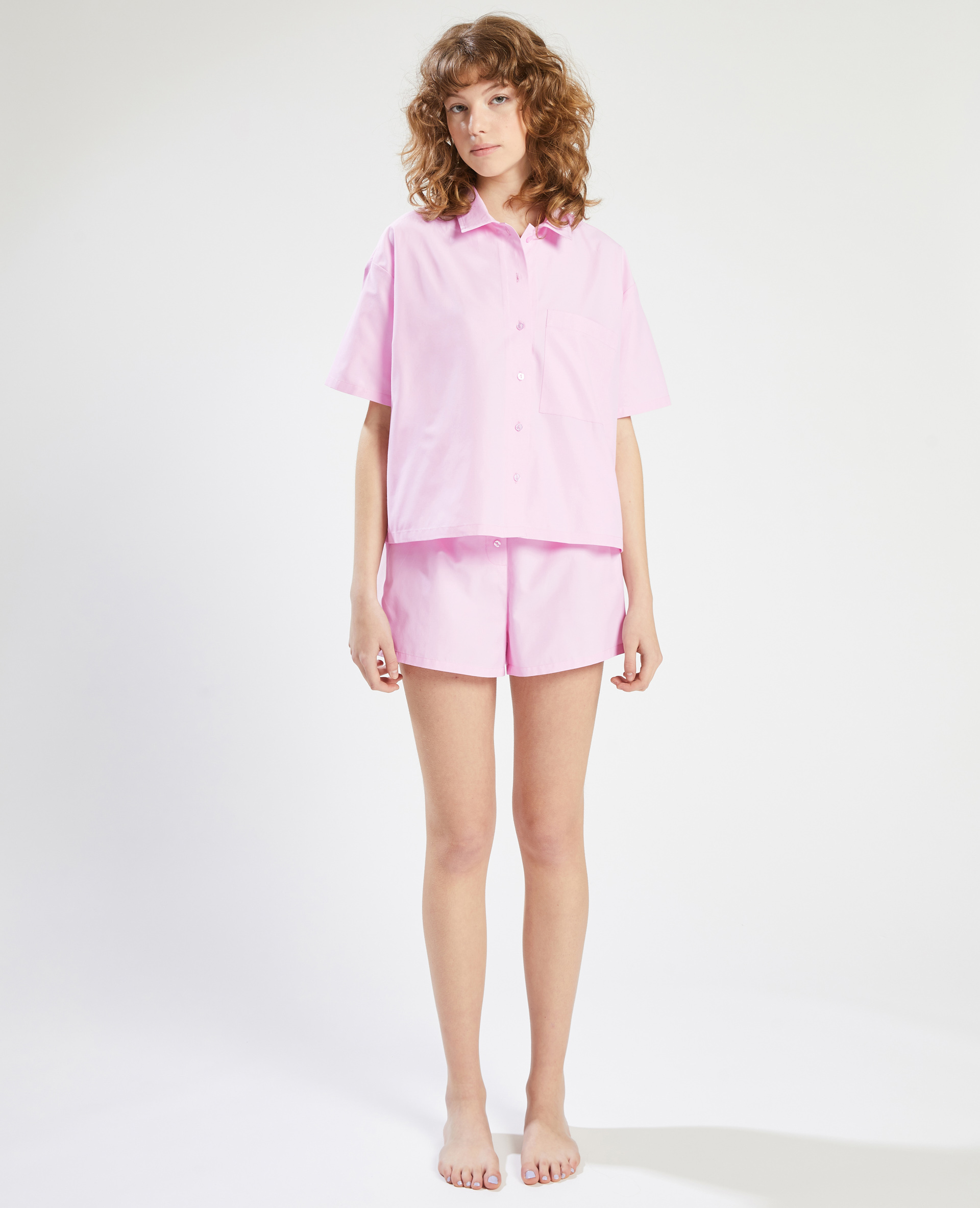 Chemise pyjama rose pastel - Pimkie
